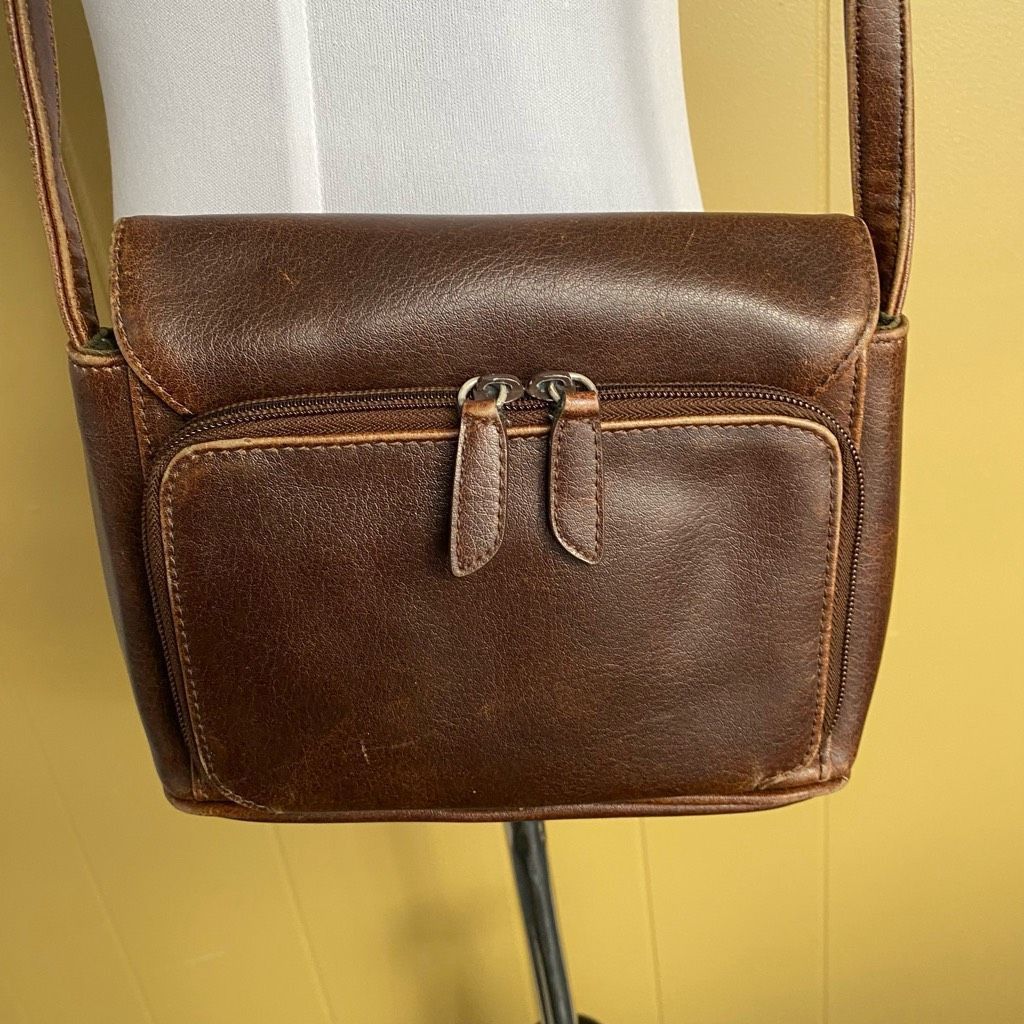 Nine West Nine and company crossbody purse w/flap and snap closure bro Size ONE SIZE - 3 Thumbnail