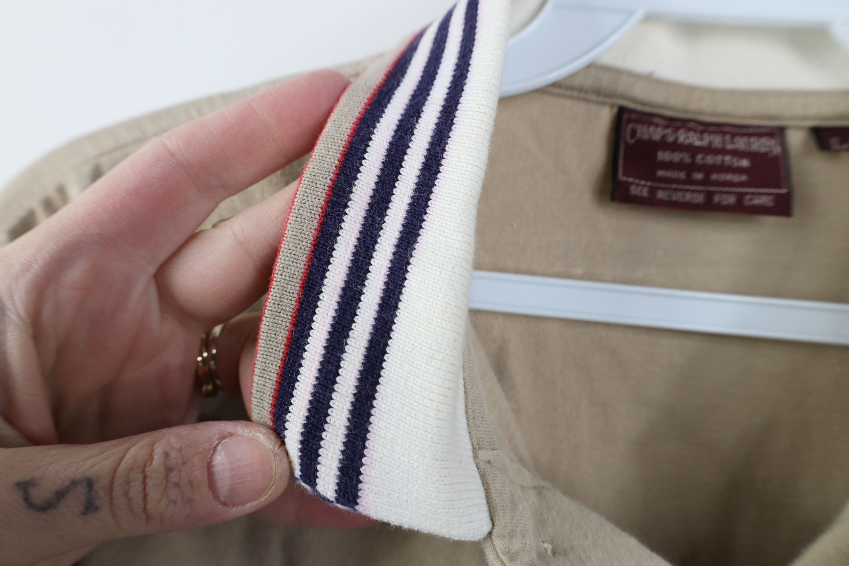 Ralph Lauren Vintage 70s Chaps Ralph Lauren Horse Crest Collared Polo Size US L / EU 52-54 / 3 - 7 Thumbnail