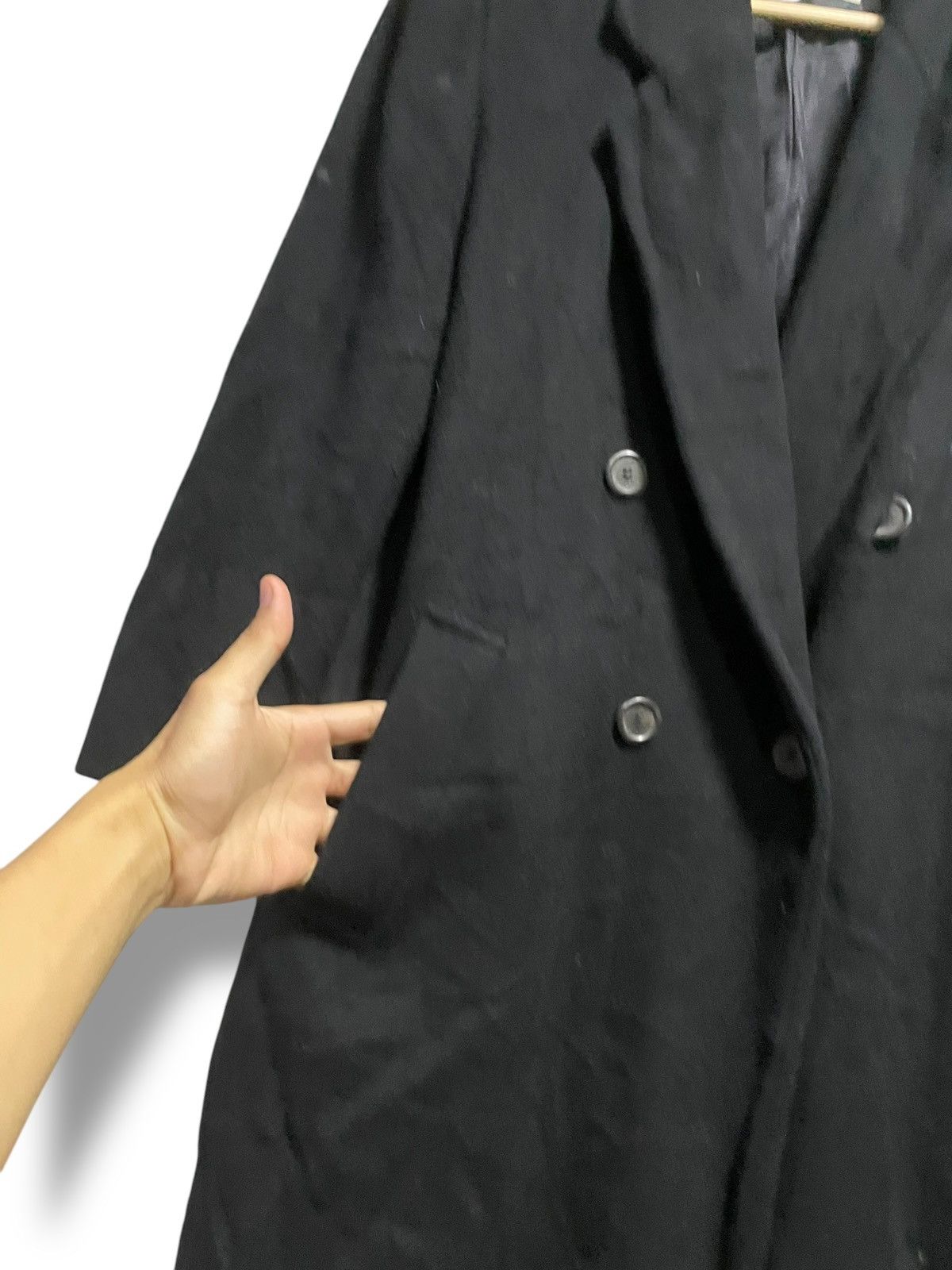 Japanese Brand × Vintage The Scotch House Long Double Breasted Wool Coat (76) Size US S / EU 44-46 / 1 - 4 Thumbnail