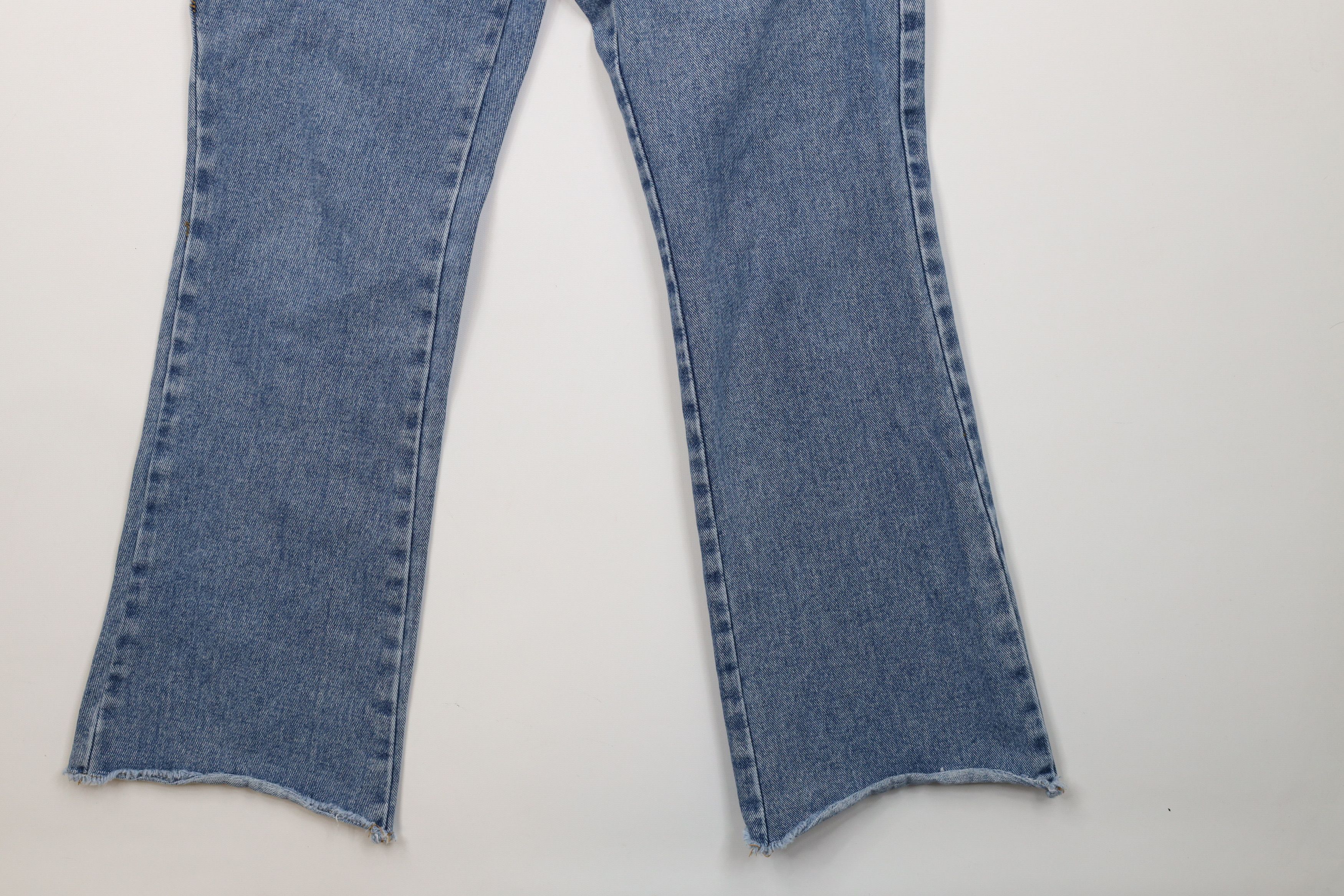 Vintage Vintage 90s Y2K Streetwear Babydoll Flared Denim Jeans Size 30" / US 8 / IT 44 - 5 Thumbnail
