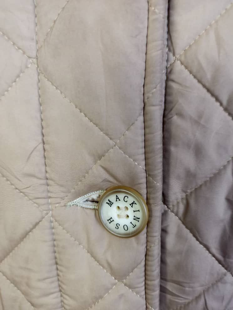 Mackintosh × Vintage MACKINTOSH QUILTED COAT BEIGE Hoodie Size XS / US 0-2 / IT 36-38 - 3 Thumbnail