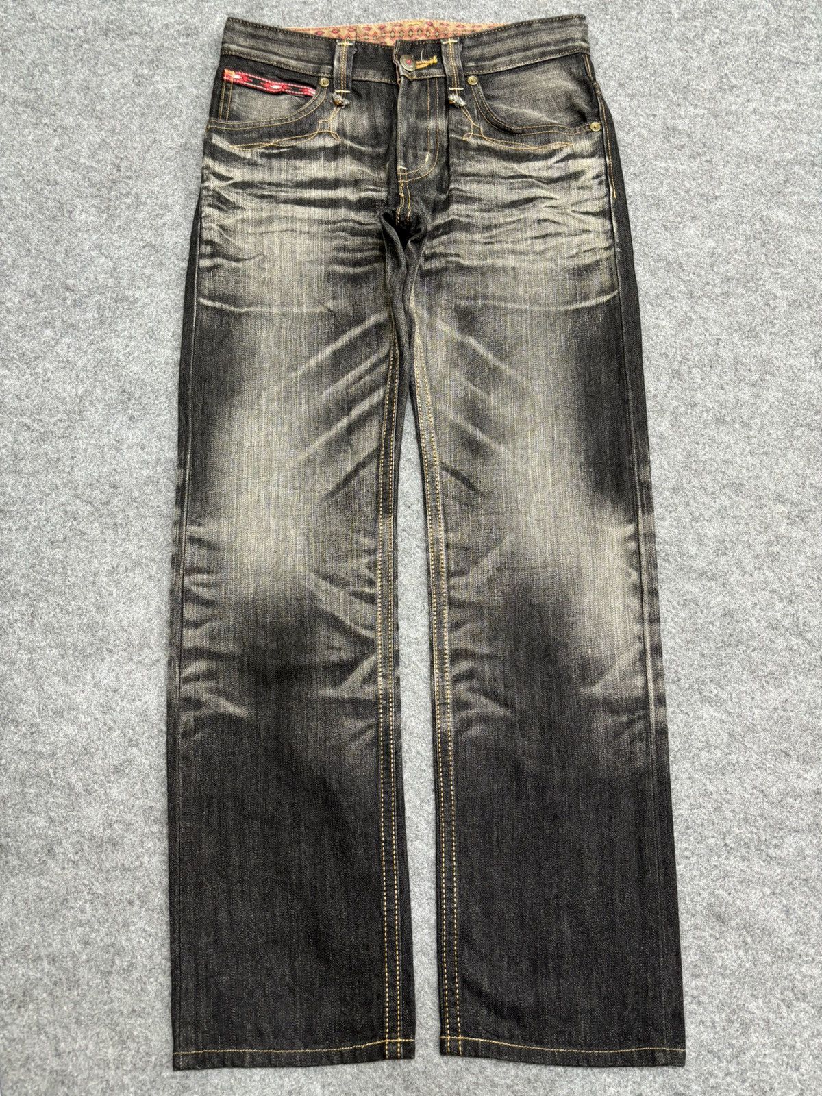 Edwin 💥Raw Fades💥Edwin 423XVS Raw Artisanal Fades Denim F480 Size US 31 - 3 Thumbnail