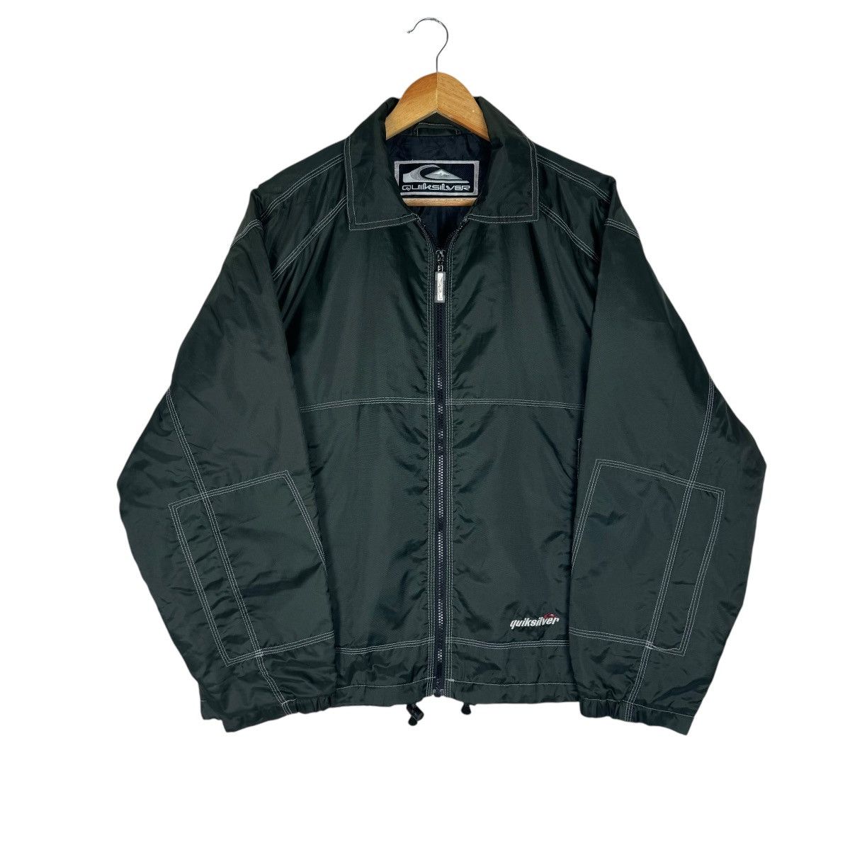Quicksilver ☀️VTG 90s QUICKSILVER OVERSIZE ZIPPER JACKET Size US M / EU 48-50 / 2 - 2 Thumbnail