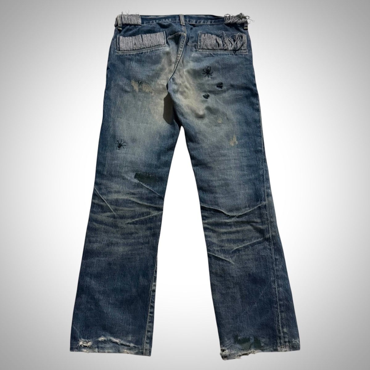 Undercover Undercover AW06 “But Beautiful V / GuruGuru” Bug Denim Size 29" - 5 Thumbnail