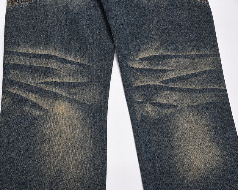 Vintage American retro washed multi-pocket distressed jeans Size US 32 / EU 48 - 5 Thumbnail