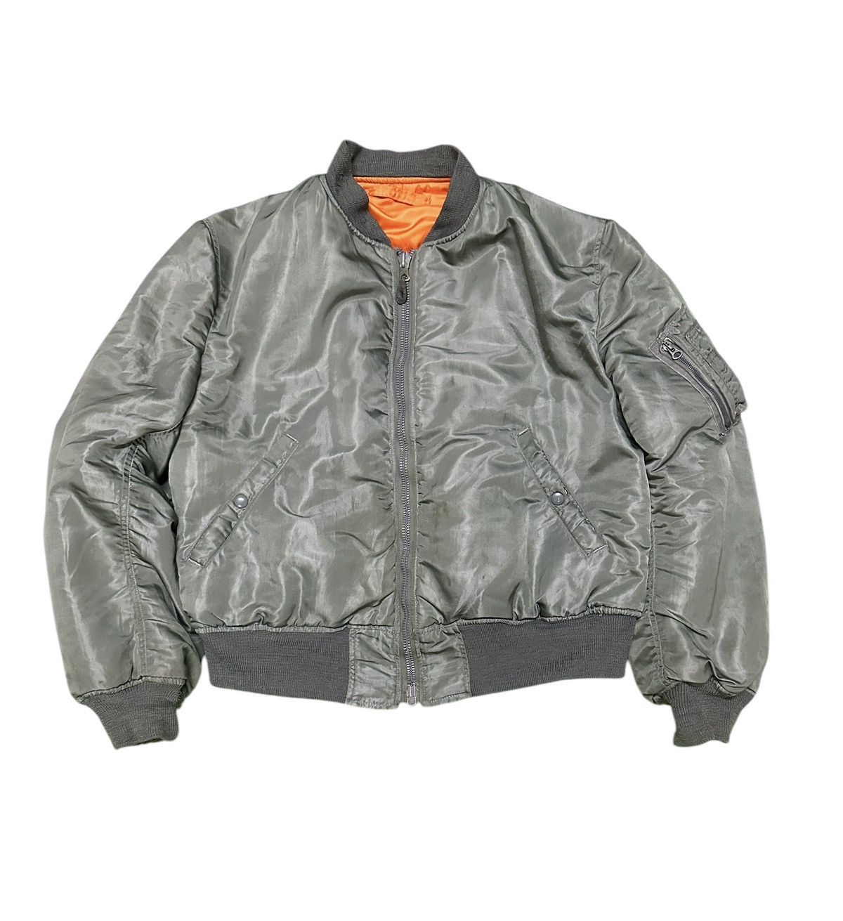 Vintage Vtg 50s MA-1 flight jacket Size US L / EU 52-54 / 3 - 1 Thumbnail