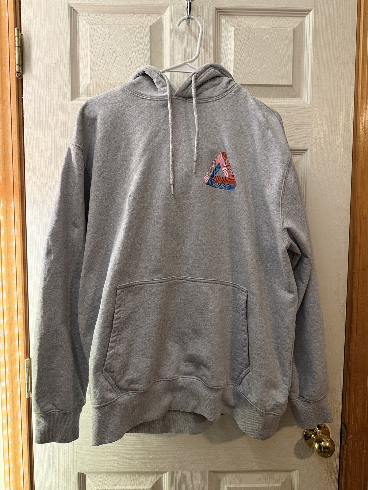 Palace Palace Stripe Tri-Ferg Hoodie Grey XL Size US XL / EU 56 / 4 - 1 Thumbnail