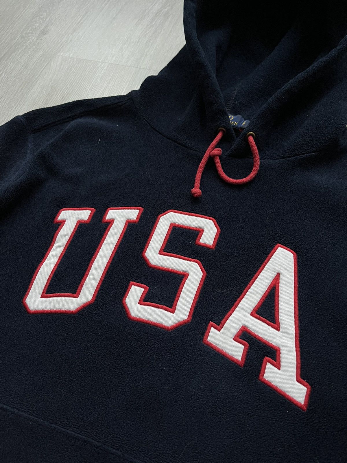 Polo Ralph Lauren Polo Ralph Lauren Fllece Hoodie Big USA Flag Logo Size US S / EU 44-46 / 1 - 7 Thumbnail