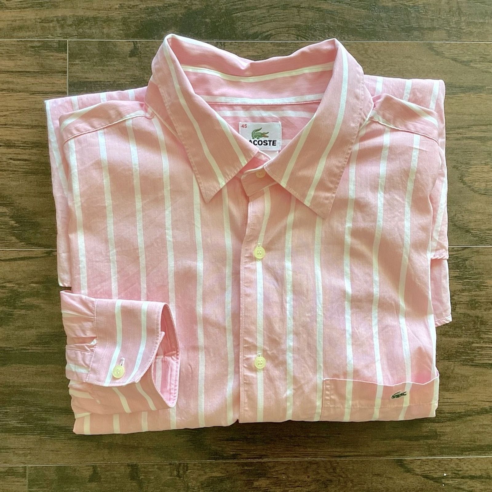 Lacoste Lacoste Button Down Shirt Size US XL / EU 56 / 4 - 1 Thumbnail