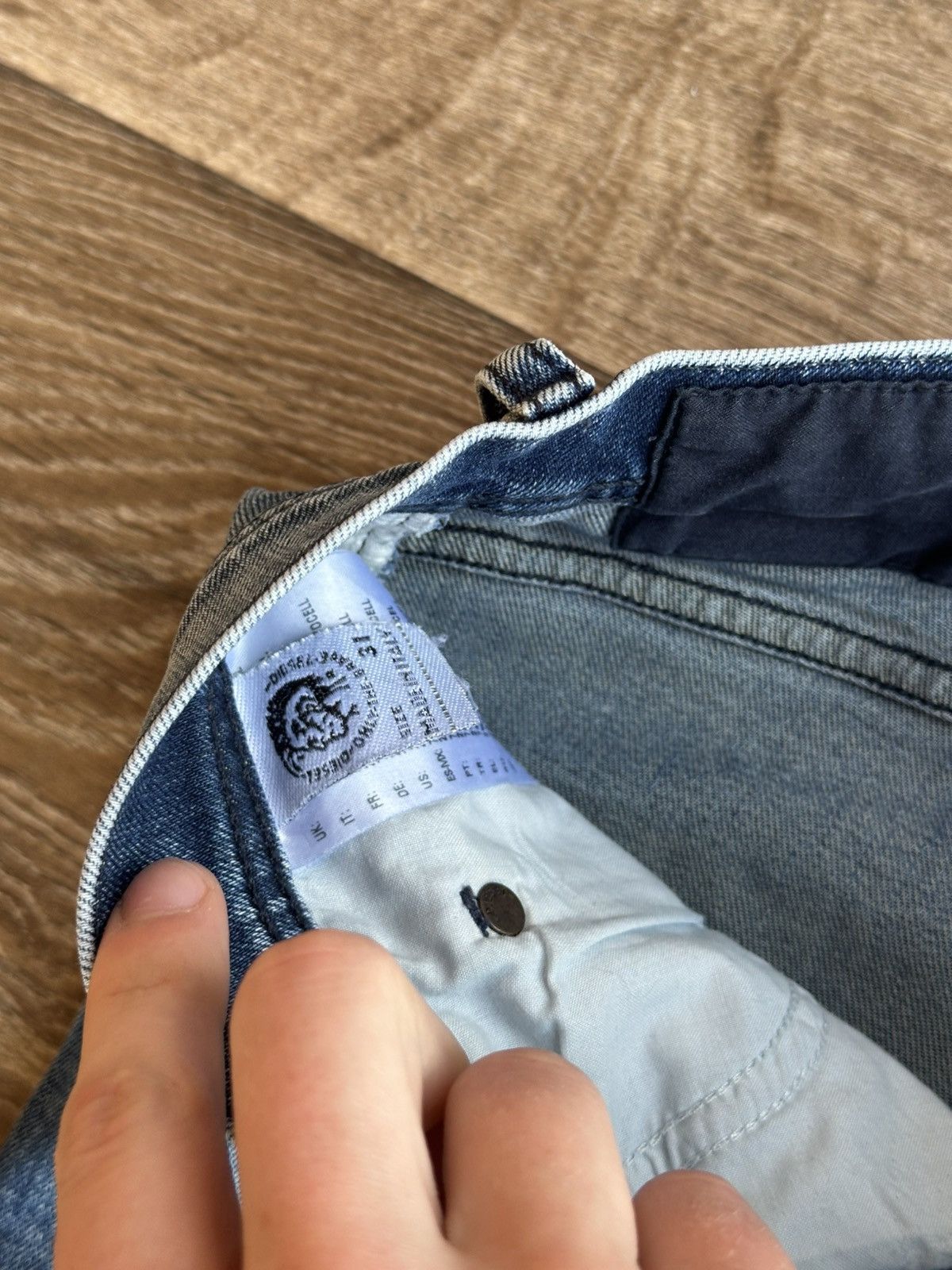 Diesel 🔥 Diesel Tepphar Slim Carrot Skinny Denim Pants Jeans Y2K Size US 31 - 5 Thumbnail
