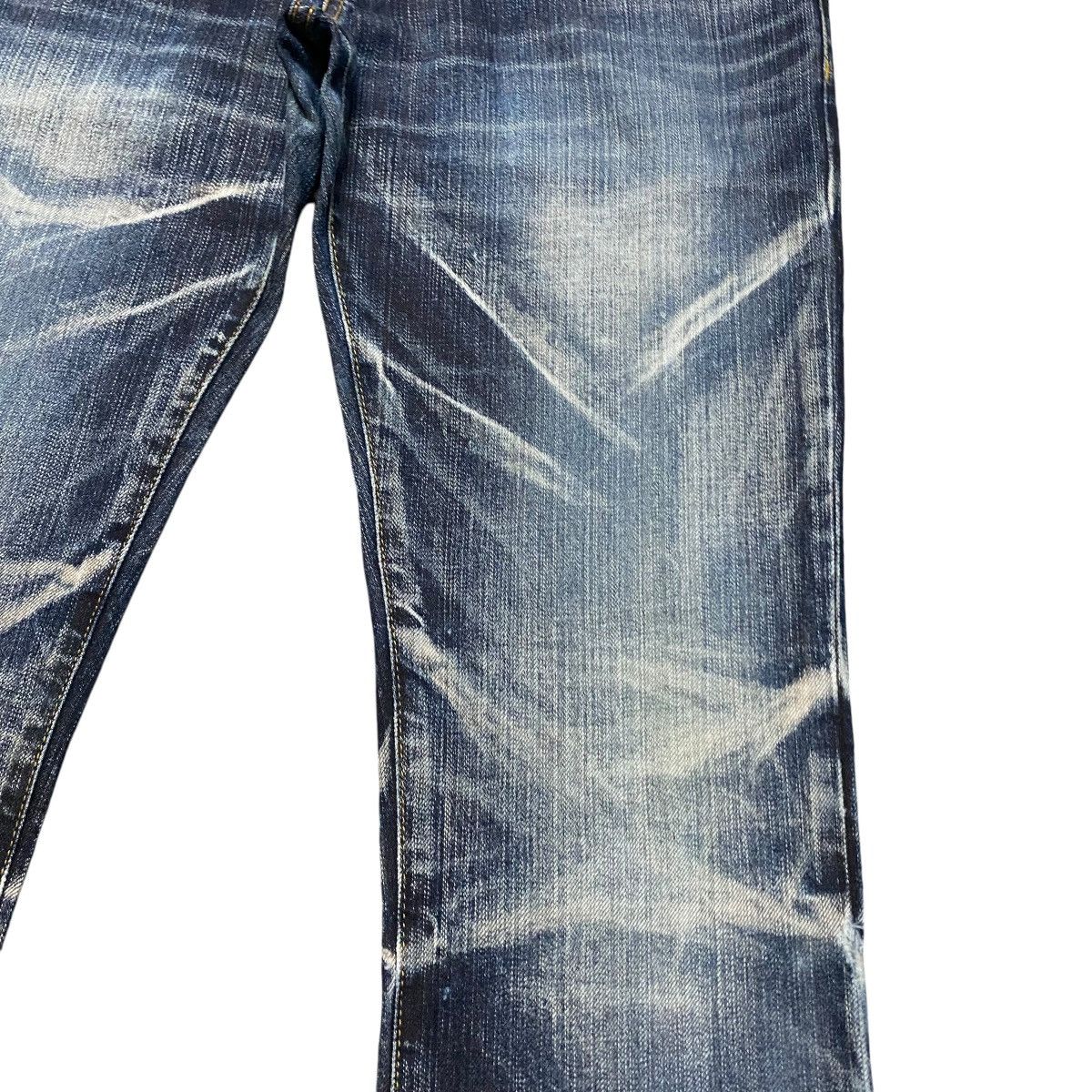 Tornado Mart Vintage Tornado Mart Denim Flare Jeans Whisker Size US 31 - 8 Thumbnail