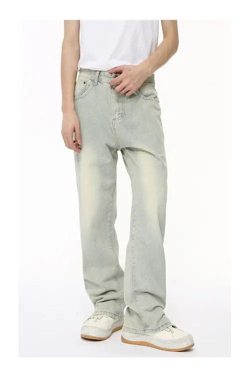 Other High Street Distressed Slit Zipper Jeans Size US 32 / EU 48 - 4 Thumbnail