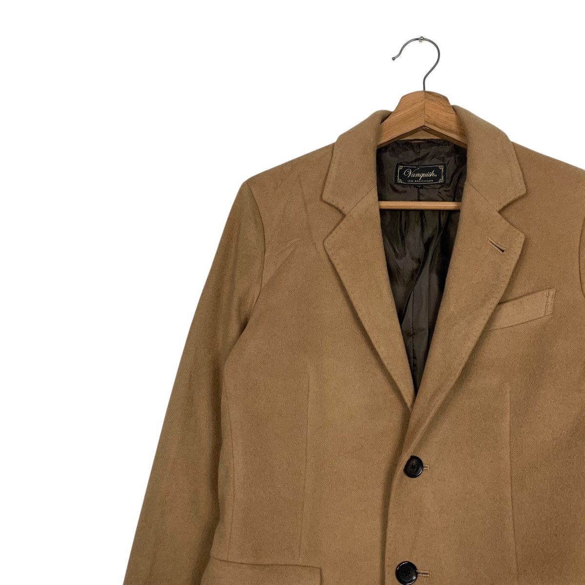 Vanquish Vanquish Brown Wool Coat Size US S / EU 44-46 / 1 - 6 Thumbnail