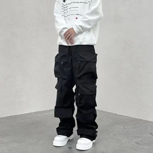 Japanese Brand Honjoh x Endo Multi pocket utility grunge baggy cargo pants Size US 36 / EU 52 - 4 Thumbnail