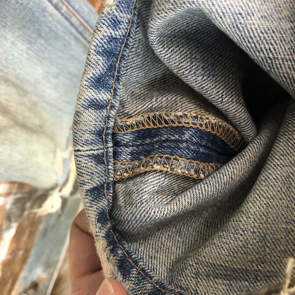 Japanese Brand Hollister Blue Distressed ripped Denim Pants #A1415 Size US 31 - 13 Thumbnail