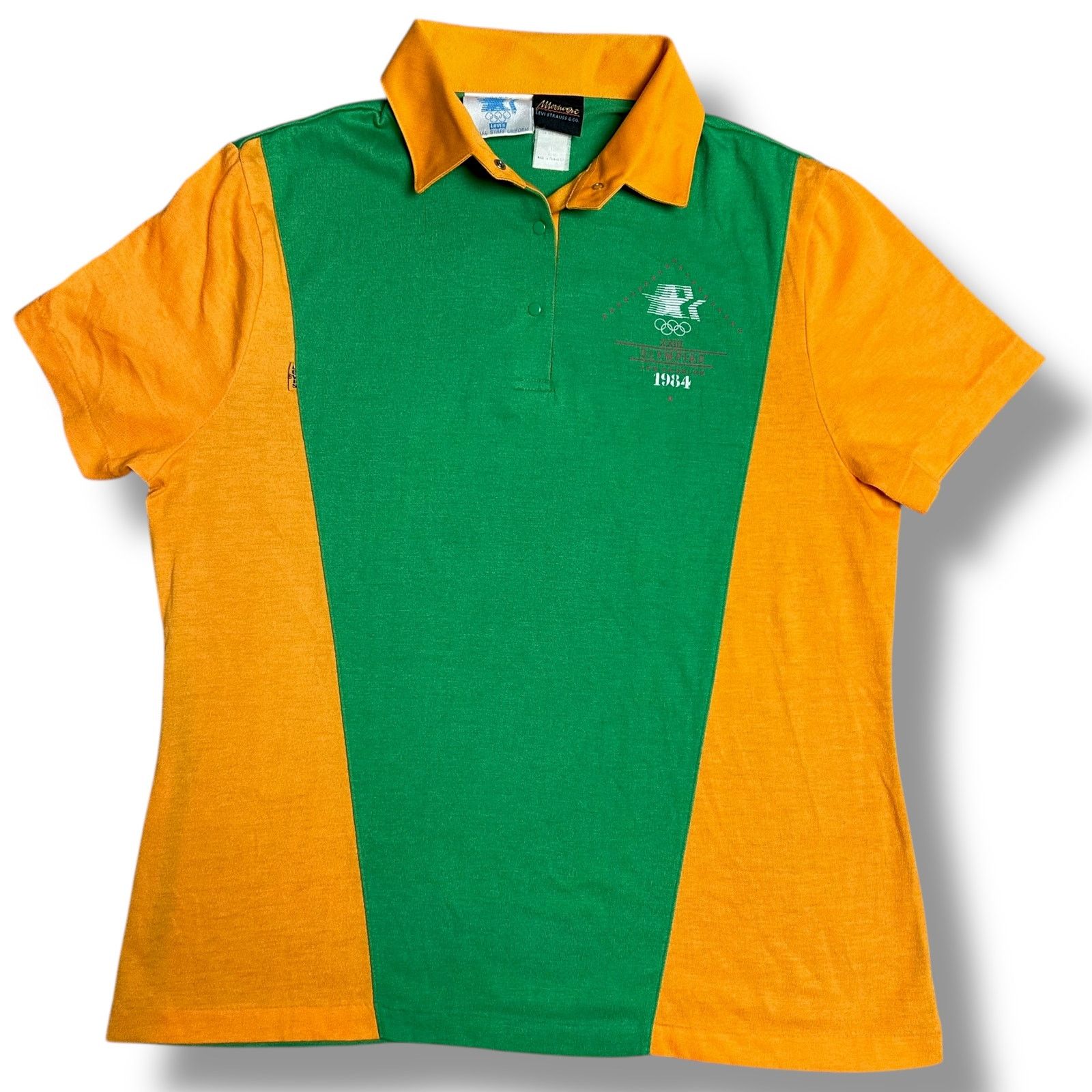 Levi's × Vintage Vintage Levi’s 1984 Olympics Staff Uniform Polo Shirt Size US L / EU 52-54 / 3 - 1 Thumbnail