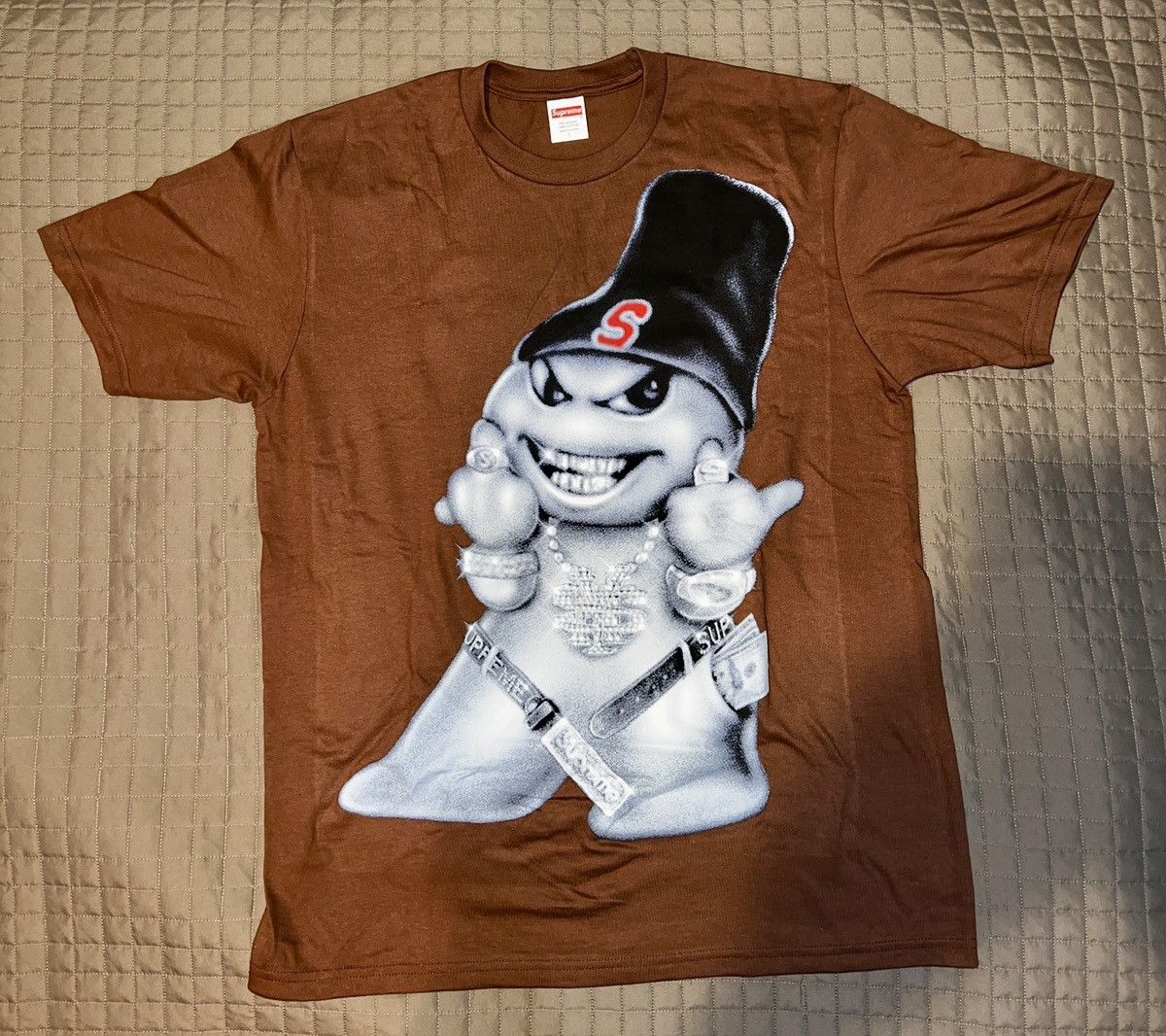 Supreme Supreme Snowman Tee Brown Size Medium Size US L / EU 52-54 / 3 - 1 Thumbnail
