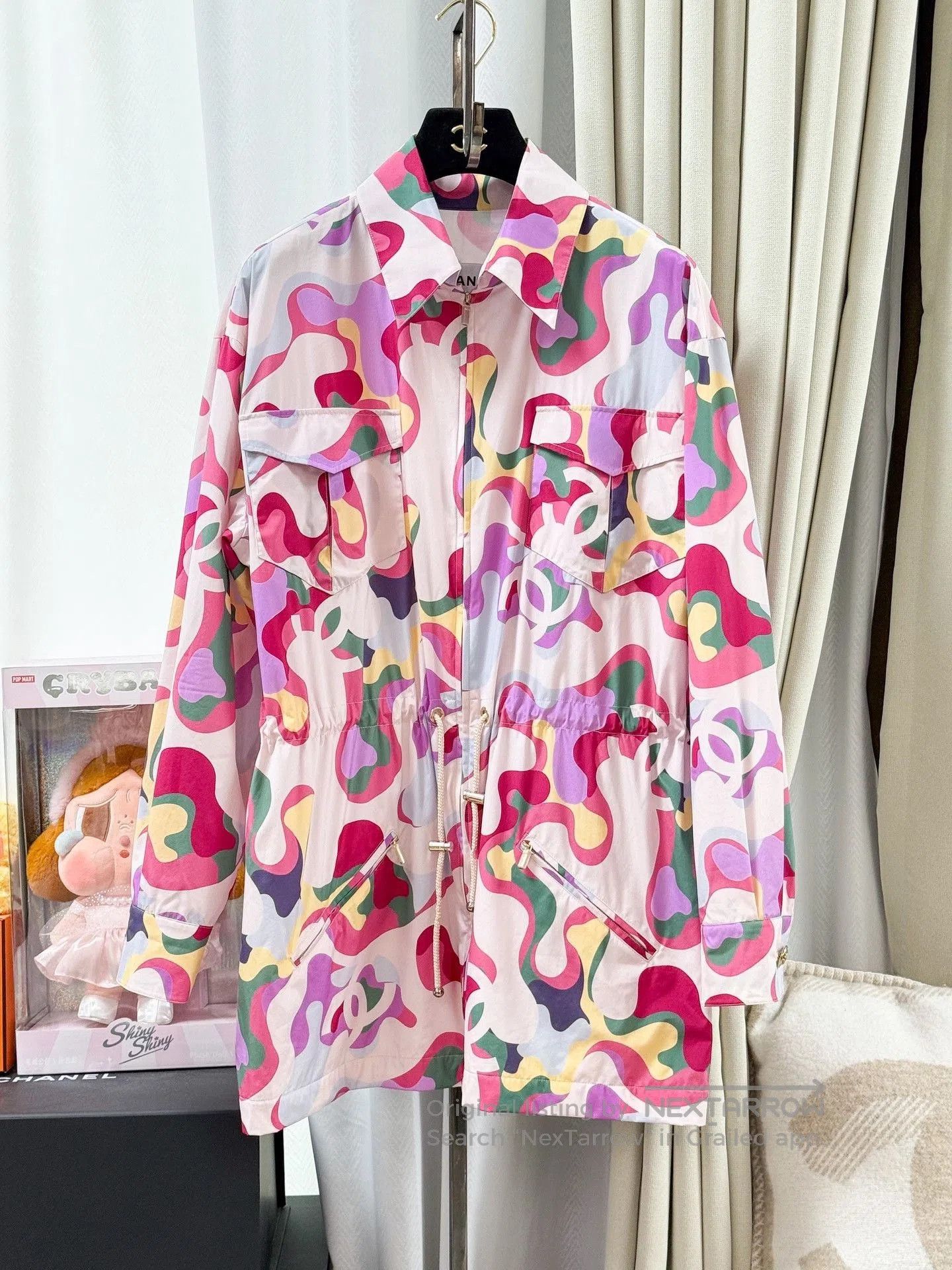 Chanel Chanel Colorful Camouflage Double C Windbreaker. Size XS / US 0-2 / IT 36-38 - 1 Thumbnail