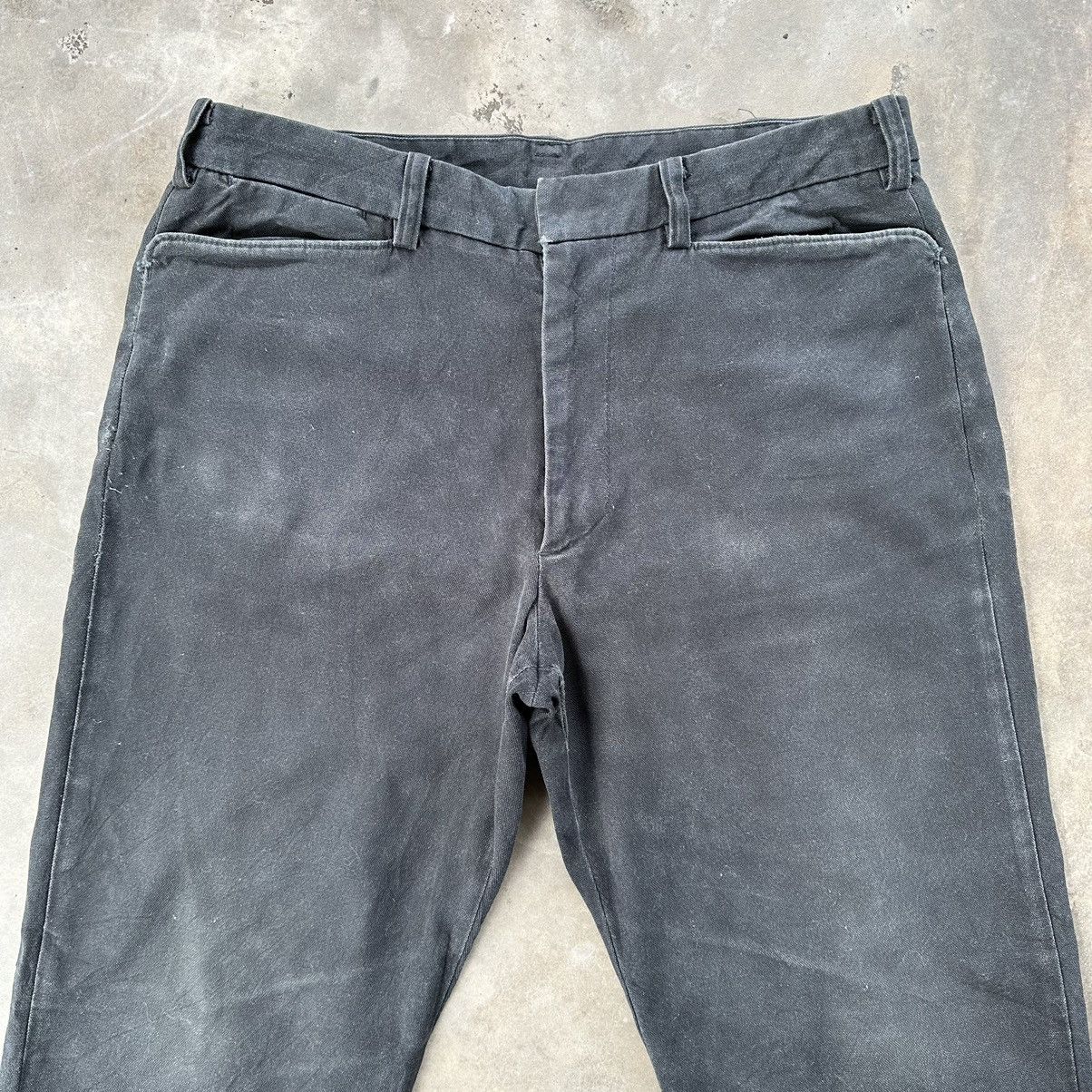 Japanese Brand Vintage Japanese Black Distressed Casual Trousers Pants Size US 32 / EU 48 - 2 Thumbnail
