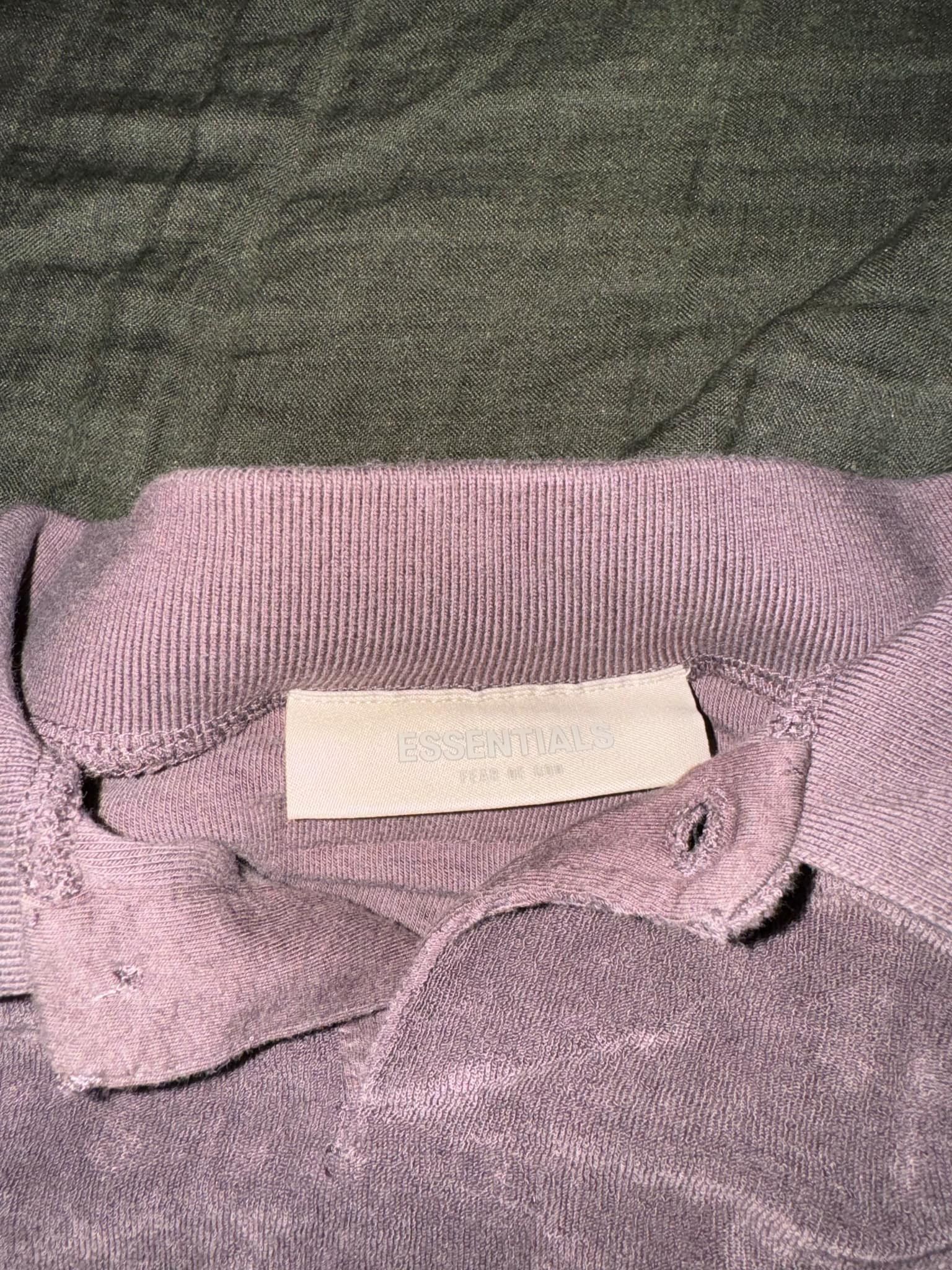 Essentials Plum Oversized FOG Essential Polo Size US S / EU 44-46 / 1 - 3 Thumbnail