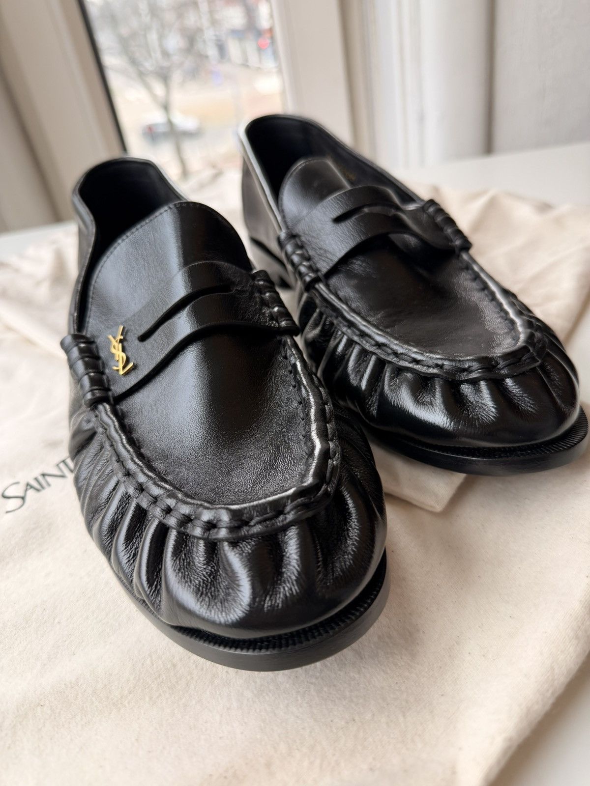 Saint Laurent Paris Le Loafer 83947125VAA1000 Size US 11 / EU 44 - 5 Thumbnail