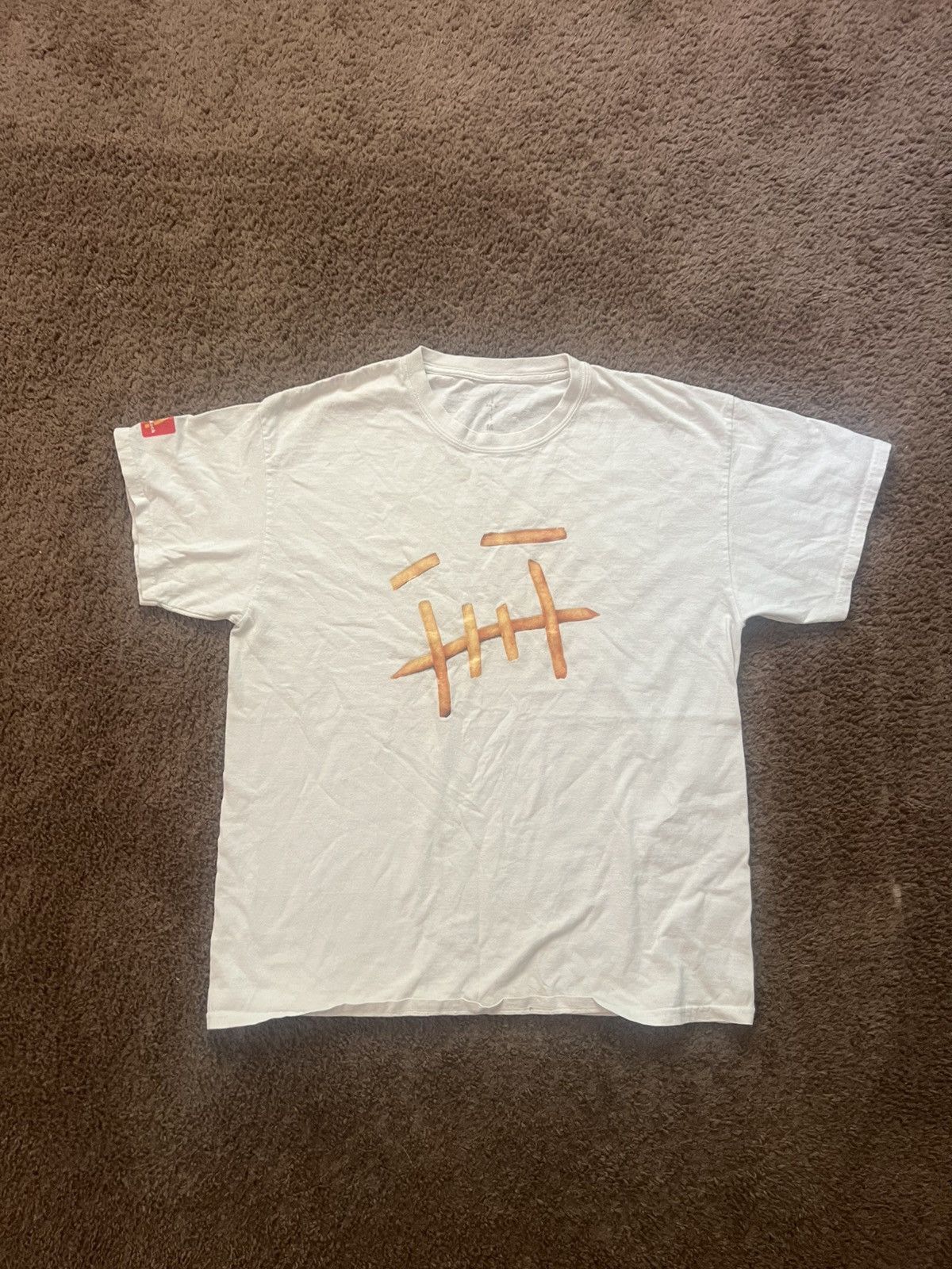 Other Travis Scott Cactus Jack x McDonalds Crew Fry Tee Size US M / EU 48-50 / 2 - 1 Thumbnail