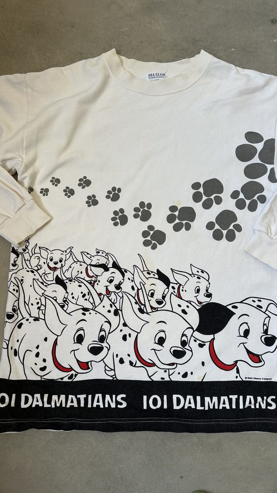 Vintage DIA CLUB 101 DALMATIONS SWEATSHIRT Size US L / EU 52-54 / 3 - 2 Thumbnail