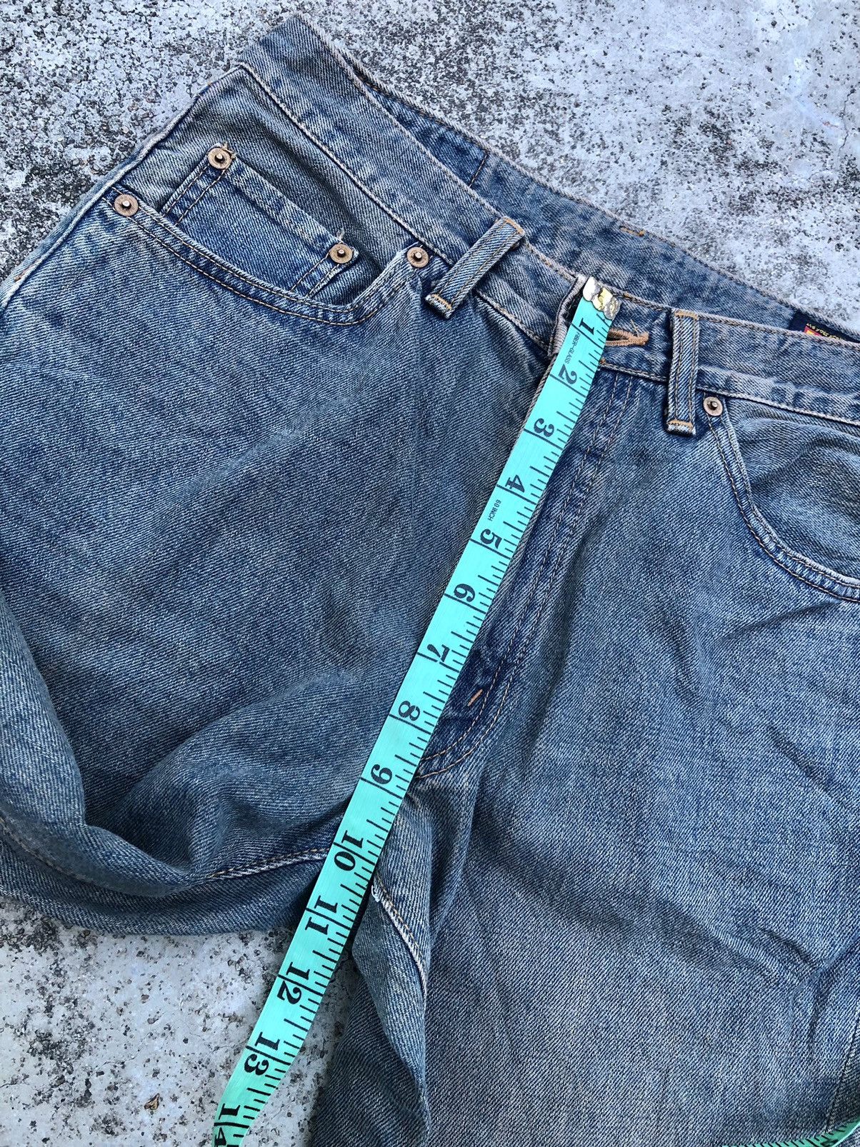 Big John × Vintage FLARED⚡️⚡️RUSTY BLUE VINTAGE BIG JOHN DENIM Size US 28 / EU 44 - 7 Thumbnail