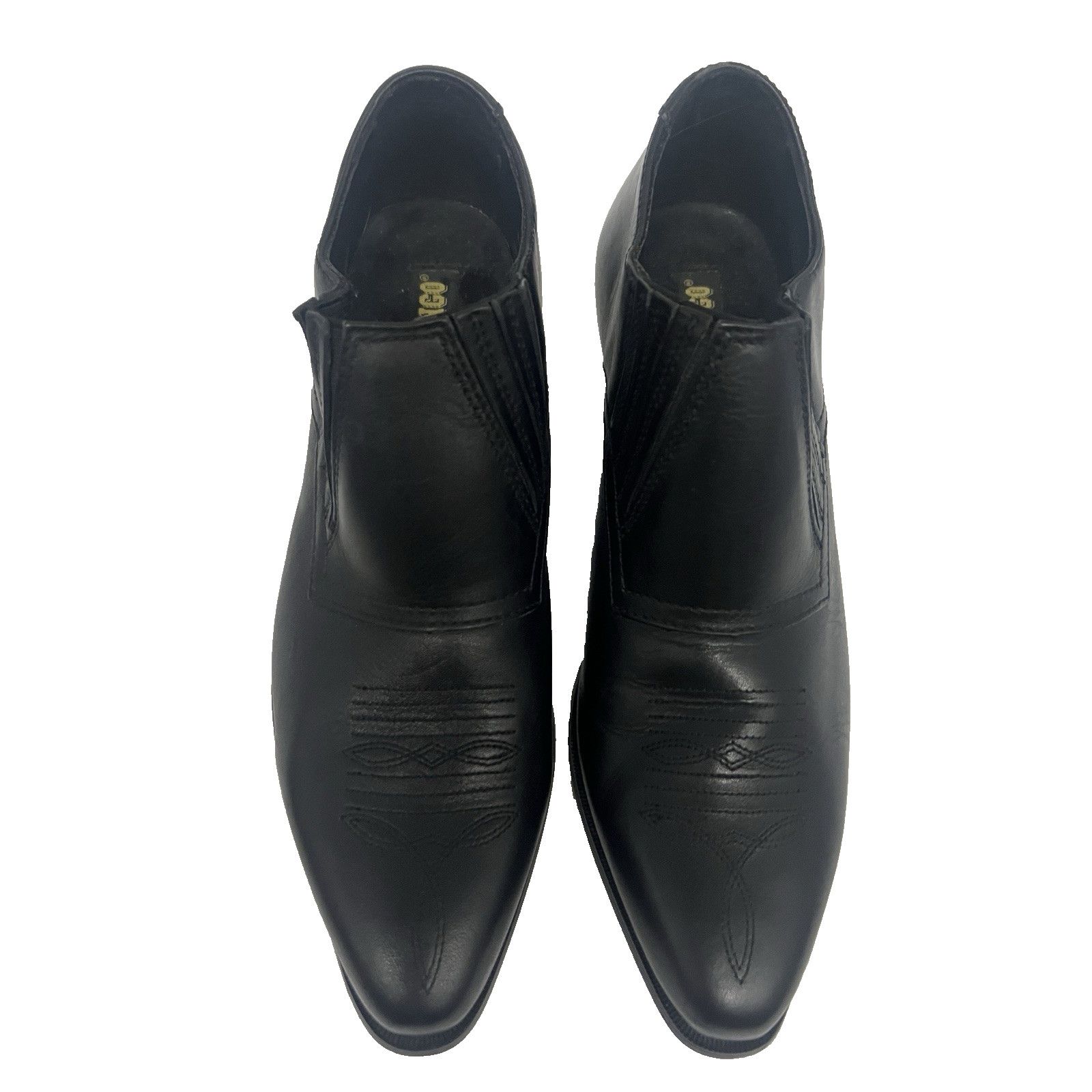 Durango Durango Western Ankle Boots US 7M Black Leather Stretch Size US 7 / IT 37 - 3 Thumbnail