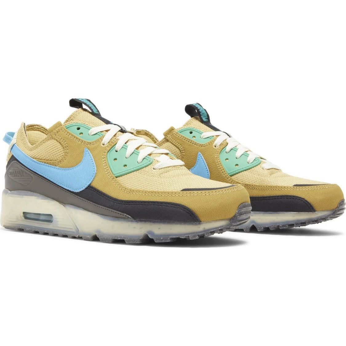 image of Nike Air Max Terrascape 90 Wheat Gold Stadium Green Shoes, Men's (Size 9.5)