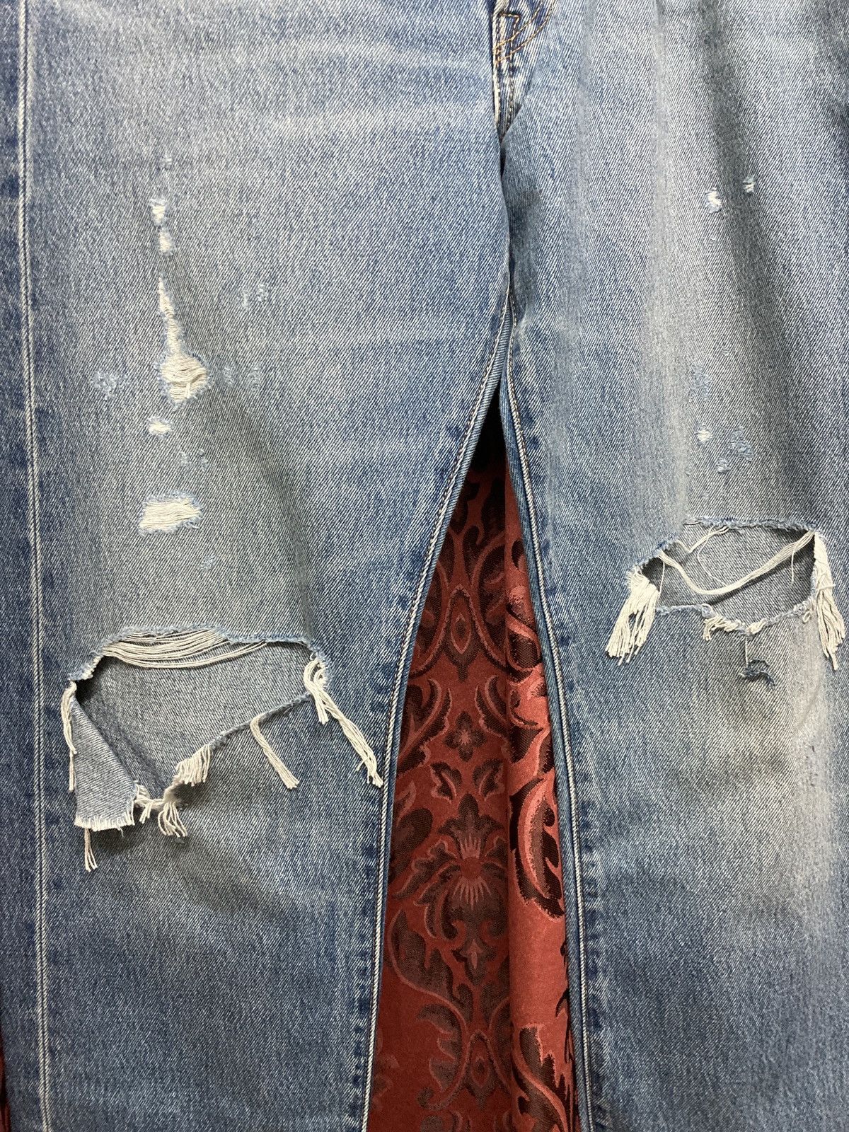Distressed Levis 501 54 reproduction lot