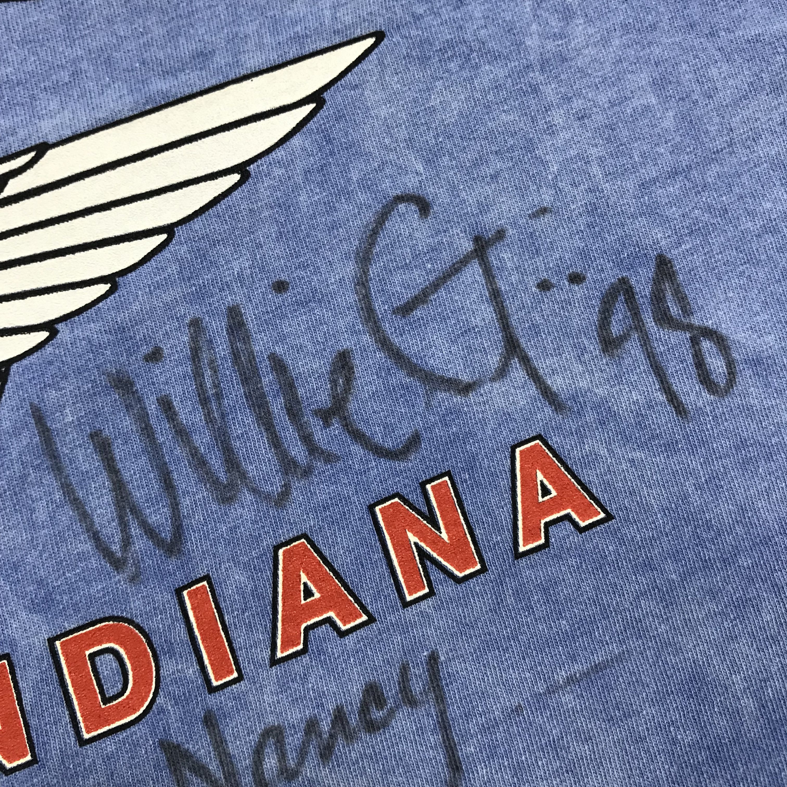 Harley Davidson HARLEY-DAVIDSON 1998 Autograph Willie G. Rare T-Shirt Tee Size US XXL / EU 58 / 5 - 9 Thumbnail