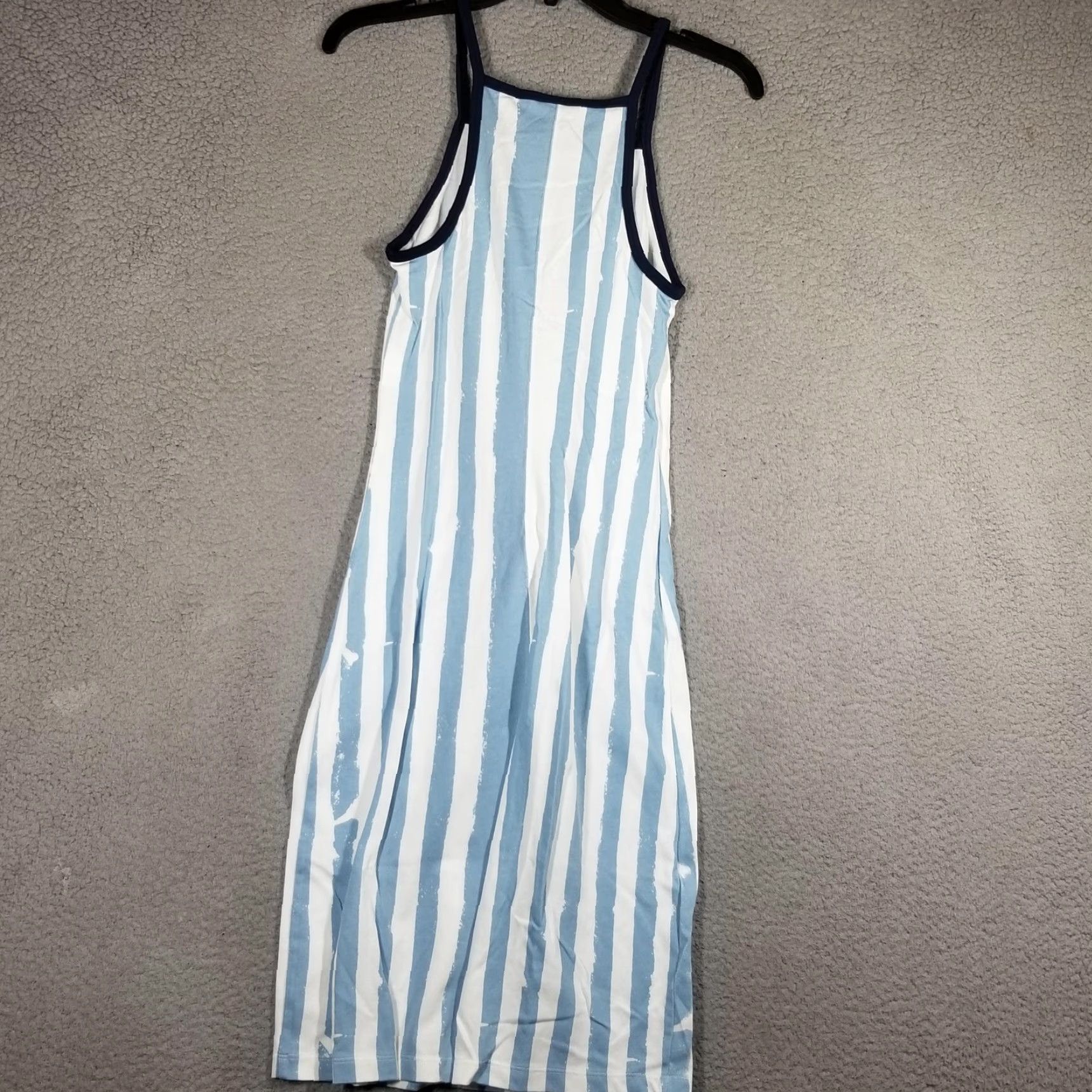 Nike Nike Dress Womens XS Blue White Striped Tank Bodycon Midi DM7995-436 Size XS / US 0-2 / IT 36-38 - 2 Thumbnail