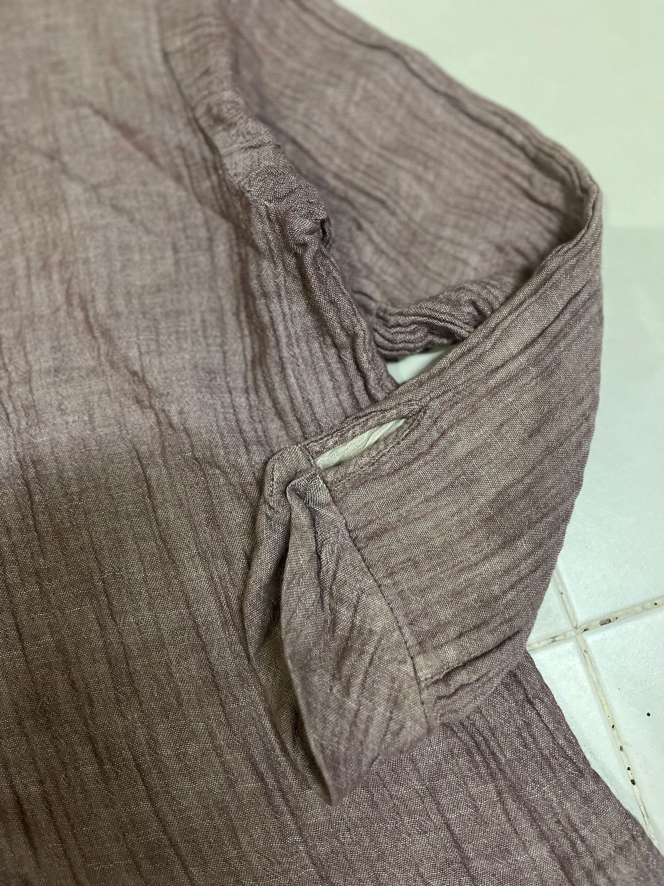 Designer × Issey Miyake × Japanese Brand Plantation Issey Miyake Blouse Ziggy Chen Art Style Size M / US 6-8 / IT 42-44 - 3 Thumbnail