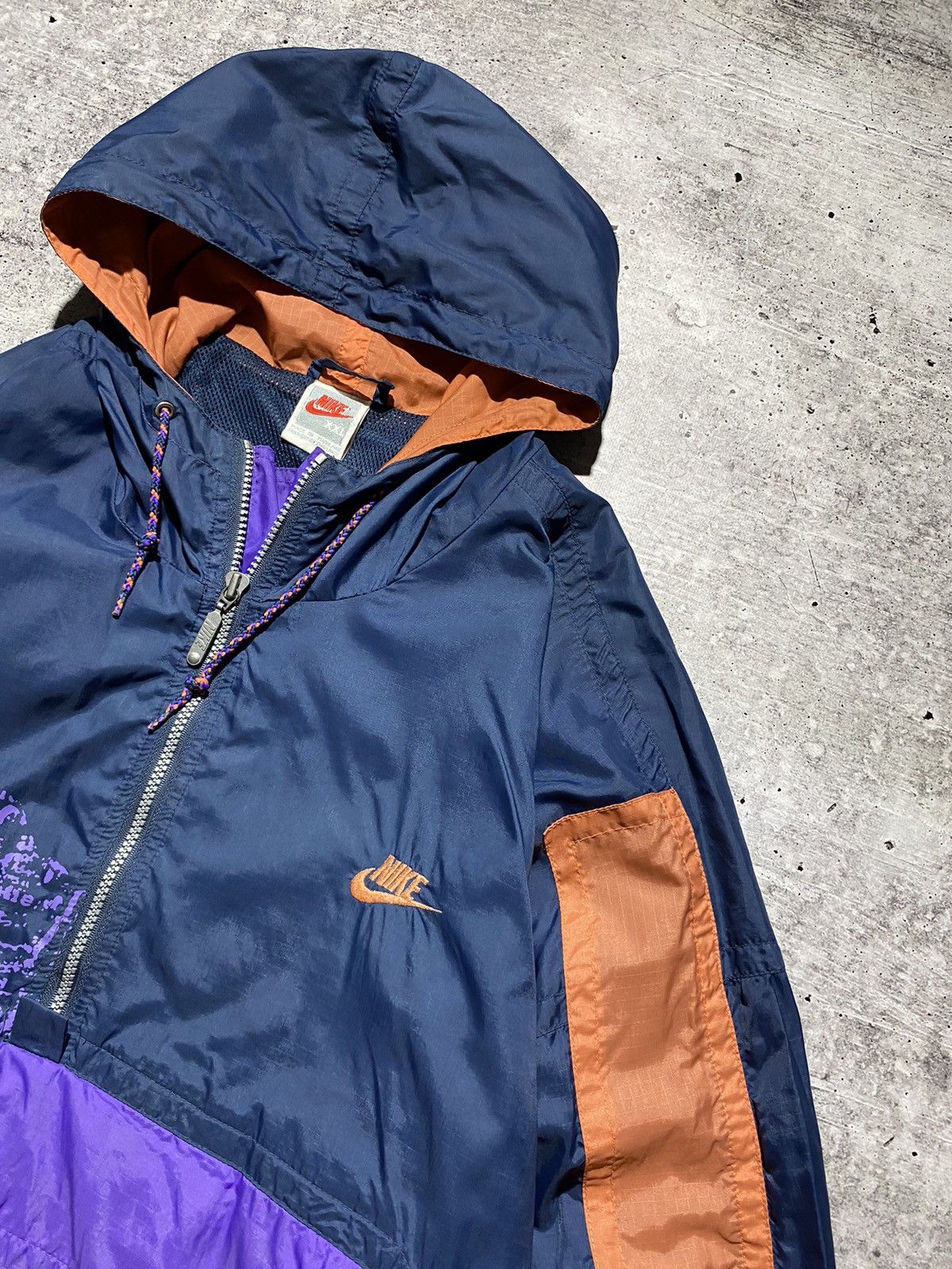 Nike × Vintage Nike Vintage Anorak Jacket Size US XL / EU 56 / 4 - 1 Thumbnail