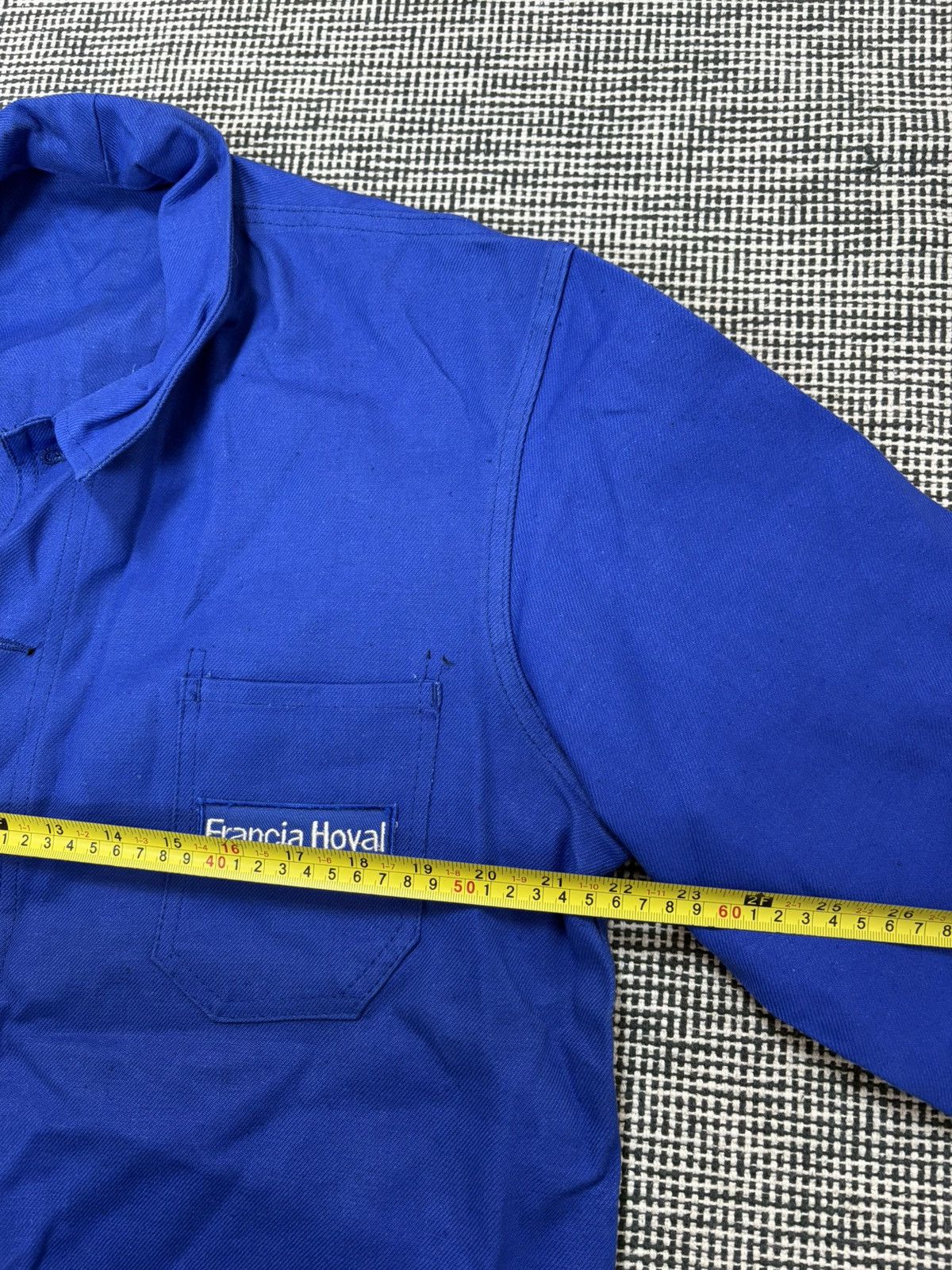 Le Laboureur 70s/80s French chore coat Bleu de Travail unbranded Size US M / EU 48-50 / 2 - 4 Thumbnail
