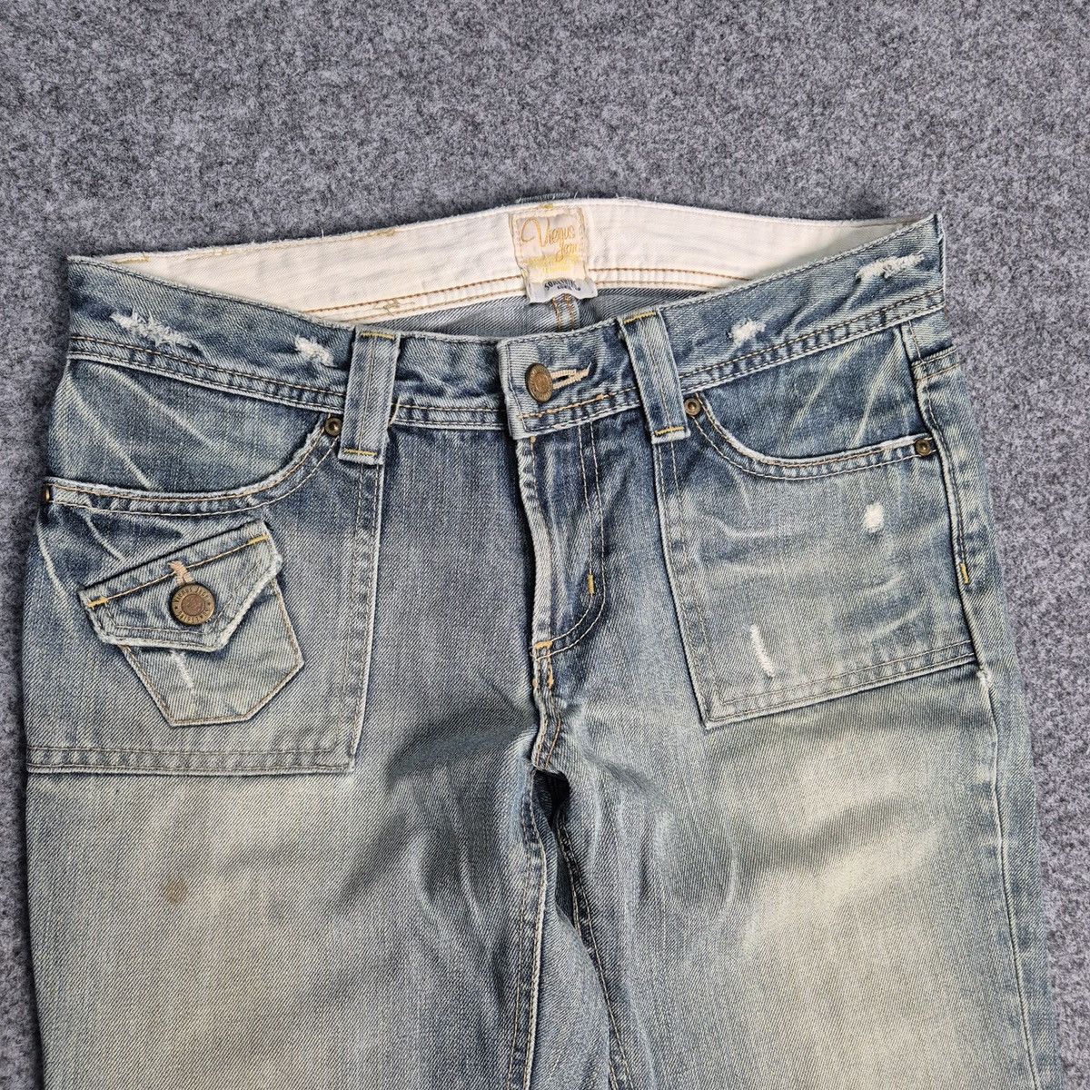 Tornado Mart Venus Y2K Flare Jeans Size 32" / US 10 / IT 46 - 4 Thumbnail