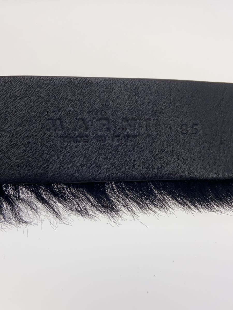 Marni Fluffy Fur Leather Belt Size ONE SIZE - 4 Thumbnail