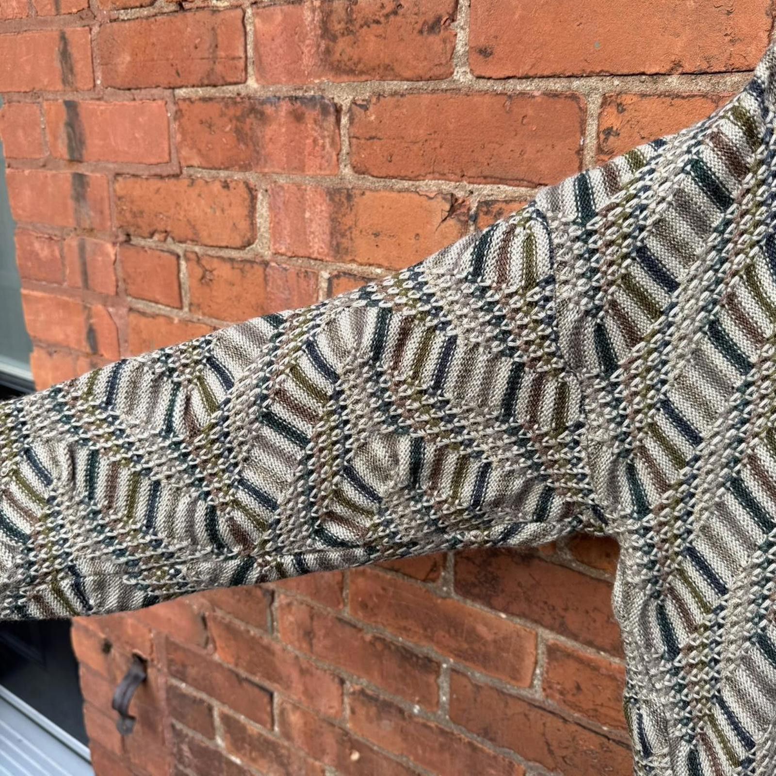 Other vintage tosani 3d knit coogi style 1/4 button knit sweater Size US XL / EU 56 / 4 - 4 Thumbnail