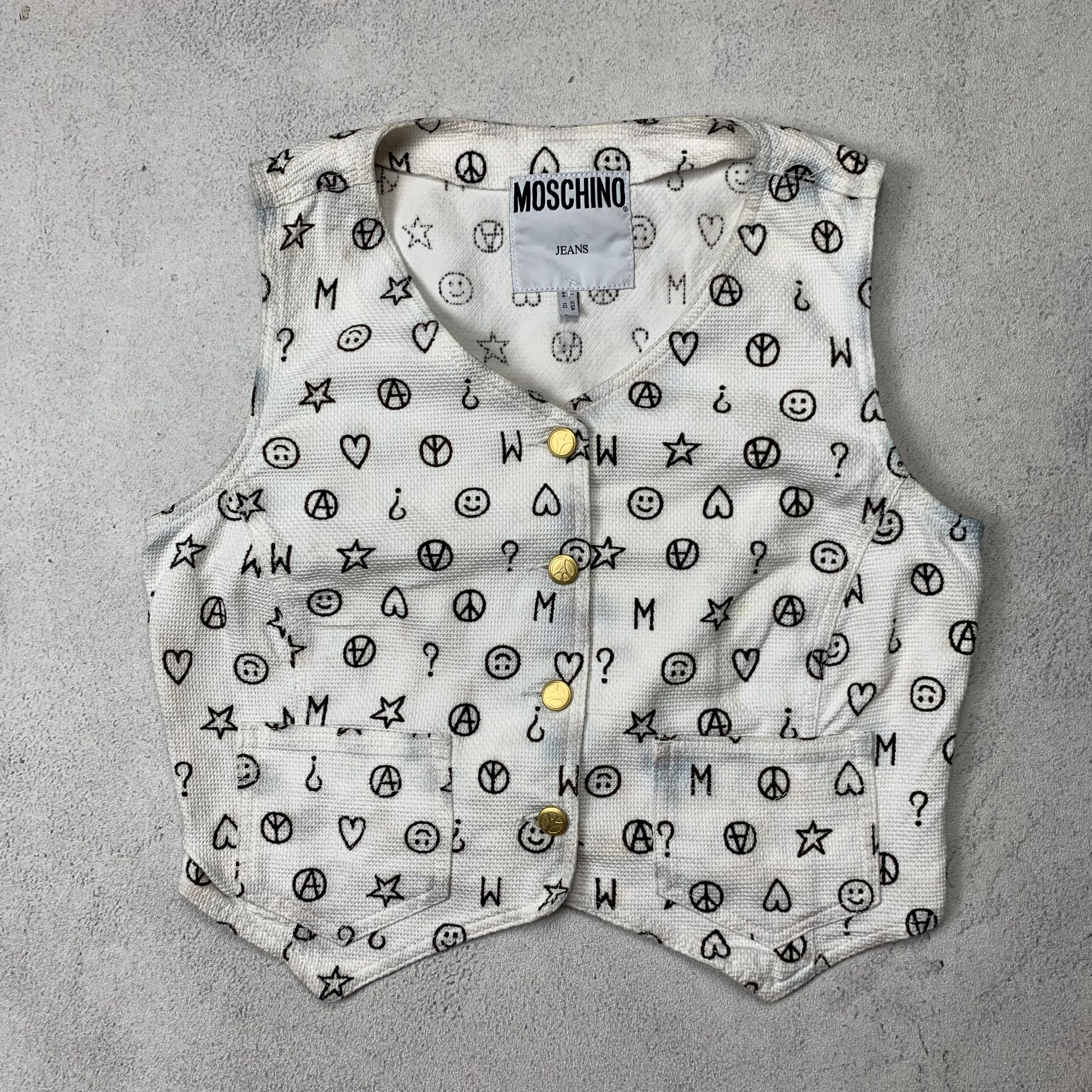 Moschino Vintage Moschino Vest Size M / US 6-8 / IT 42-44 - 1 Thumbnail