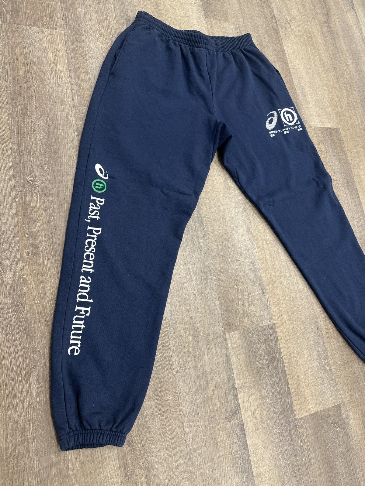 Asics × HIDDEN Hidden x Asics sweatpants illustration Navy New XXL Size US 40 / EU 56 - 5 Thumbnail