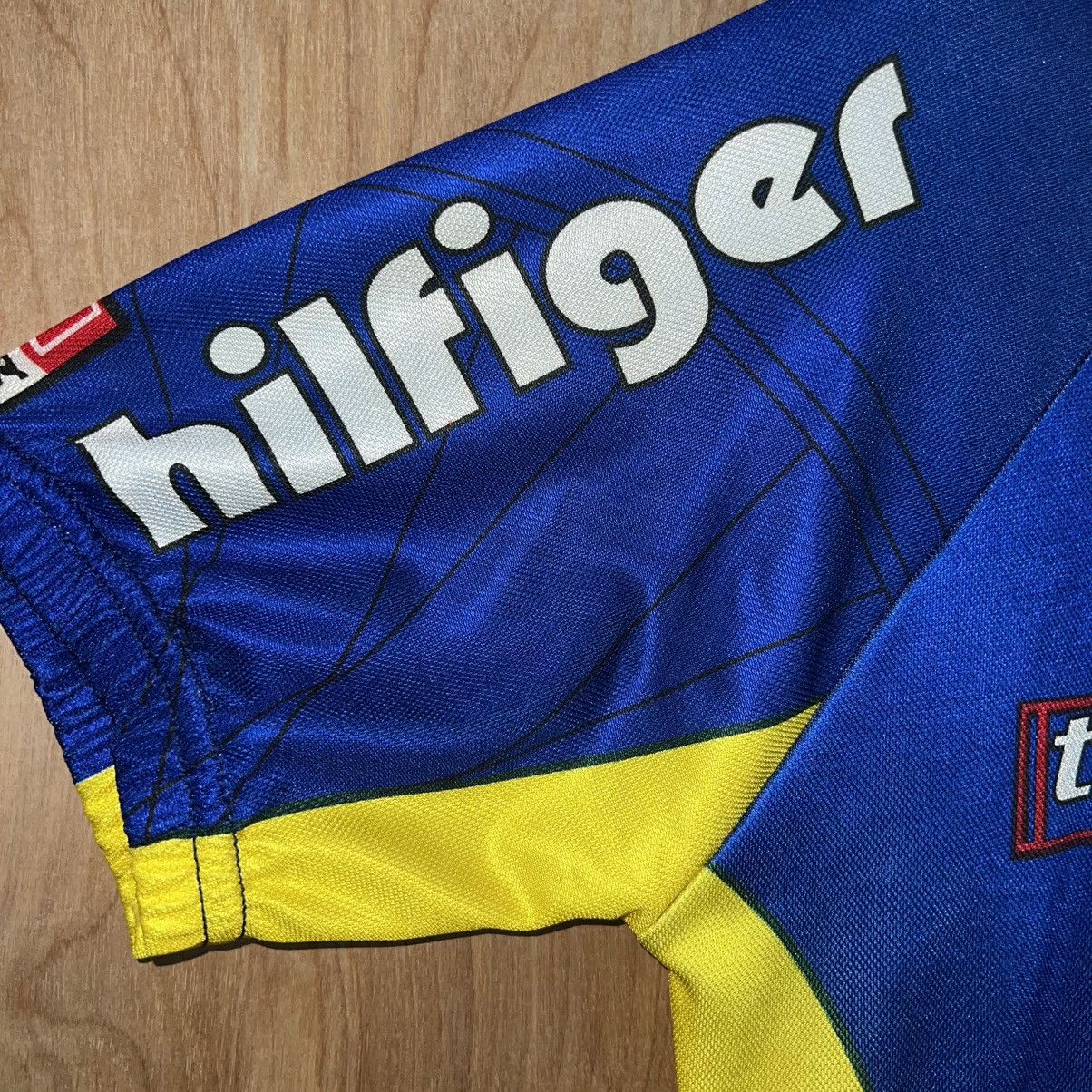 Tommy Hilfiger VINTAGE TOMMY HILFIGER USA MADE LOGO DESIGNER CYCLING JERSEY Size US XL / EU 56 / 4 - 4 Thumbnail