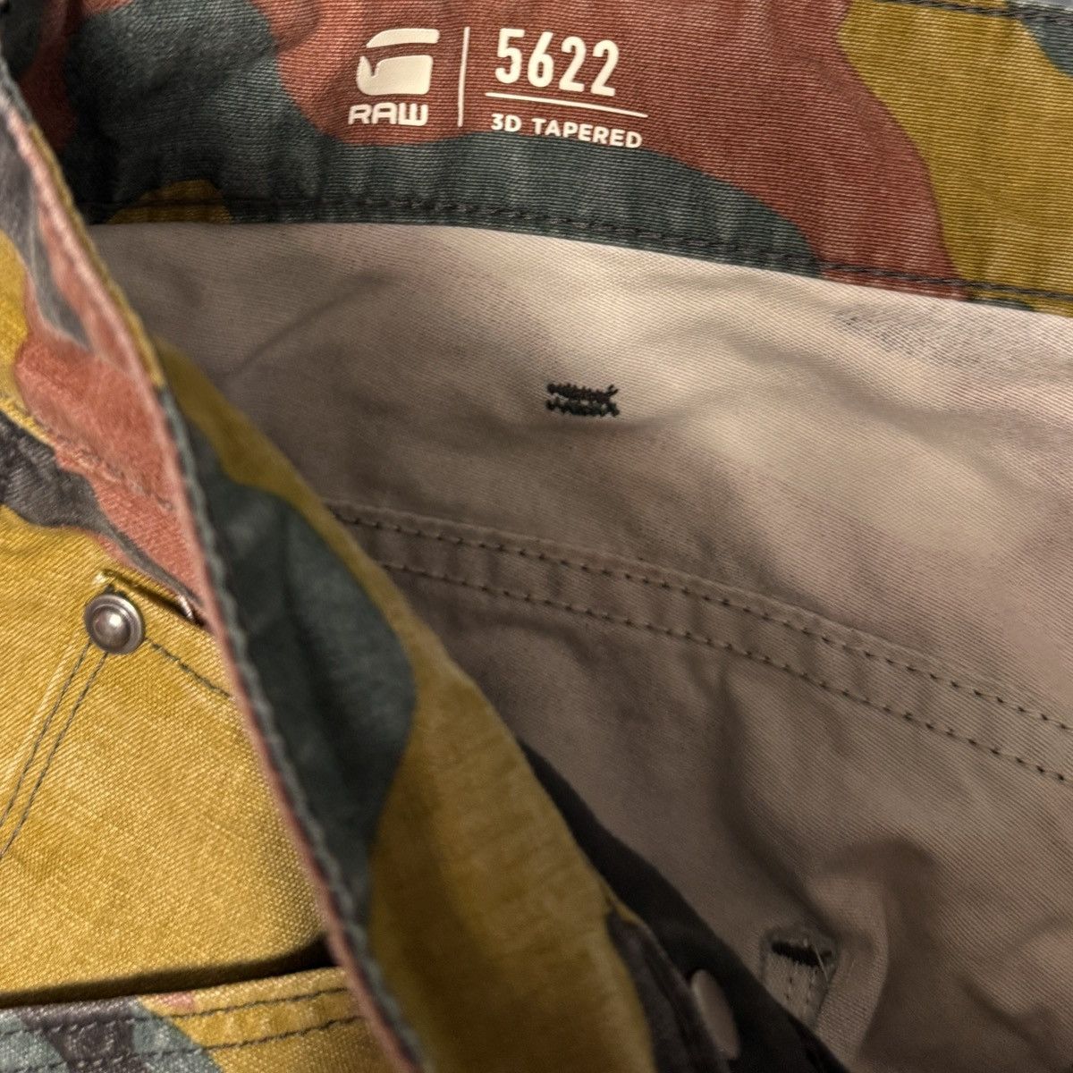 G-Star × Pharrell Pharrell Williams x G-Star RAW Elwood X25 Puzzle Camo Pants Size US 28 / EU 44 - 8 Thumbnail