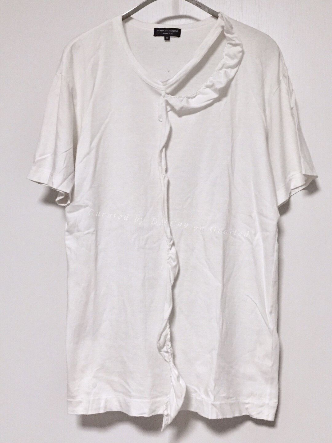 Comme des Garcons Comme des Garcons Plus Cotton Open Neck T-Shirt Size US M / EU 48-50 / 2 - 1 Thumbnail