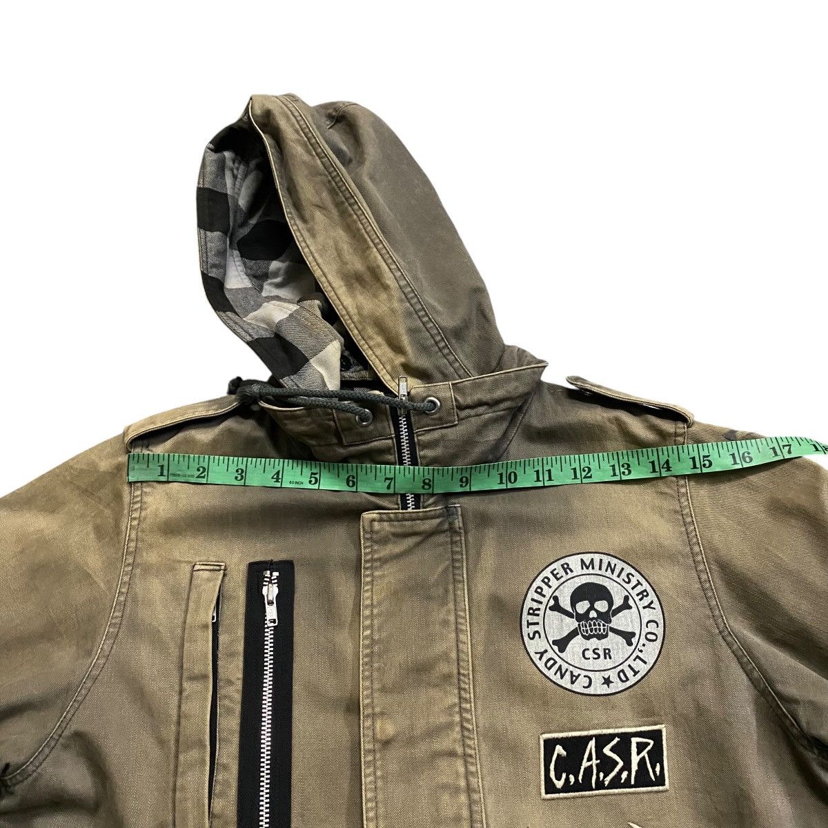 Japanese Brand Vintage Candy Stripper Long Button/Zipper Jacket M Size Size US M / EU 48-50 / 2 - 15 Thumbnail