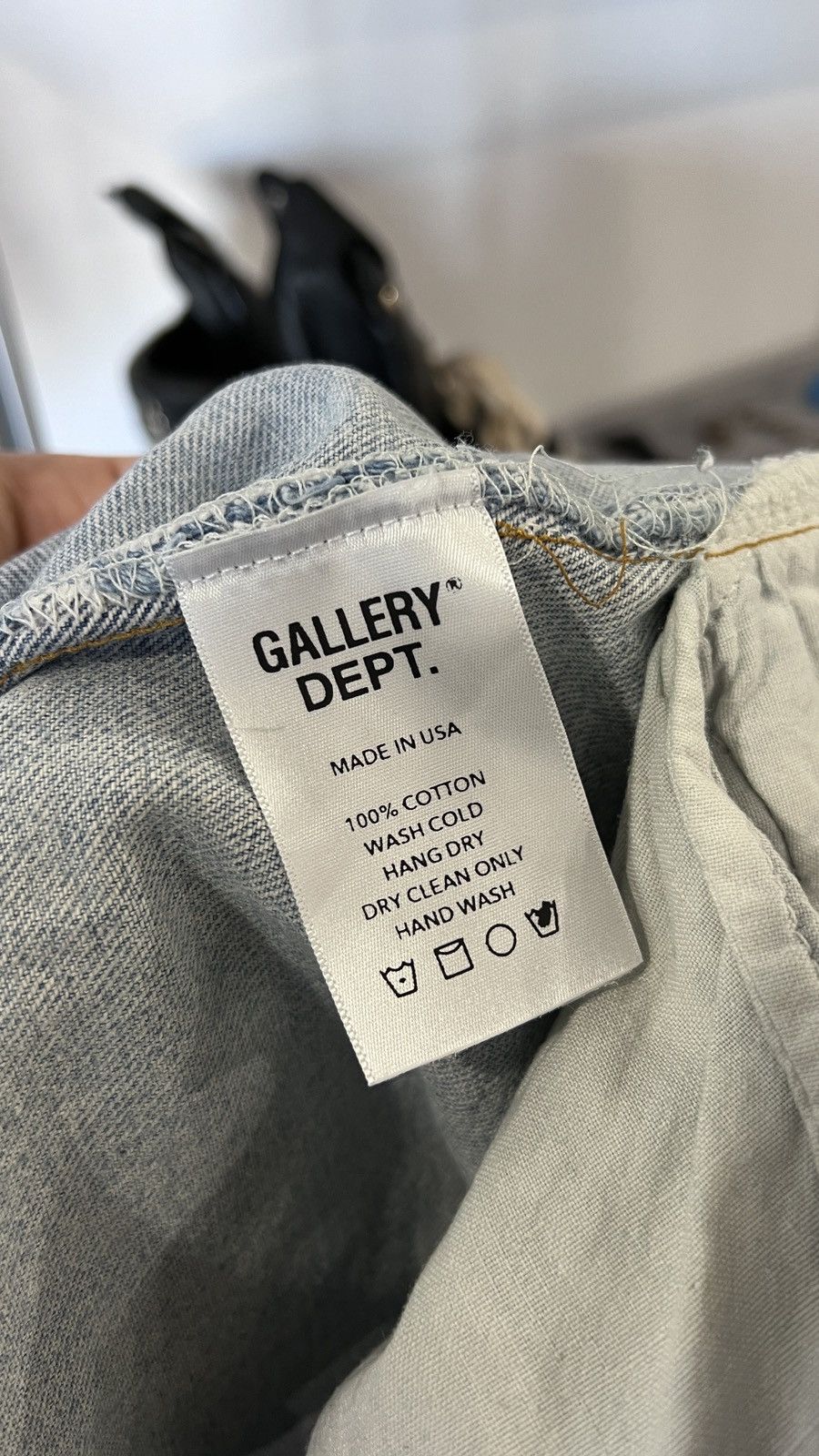 Gallery Dept. GALLERY DEPT 5001 DENIM Size US 35 - 12 Thumbnail