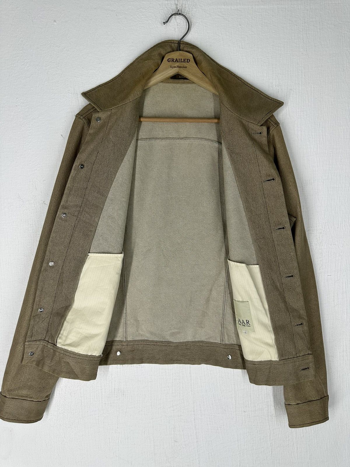 Yohji Yamamoto Vintage A.A.R Yohji Design Studio Denim Jacket Size US L / EU 52-54 / 3 - 12 Thumbnail