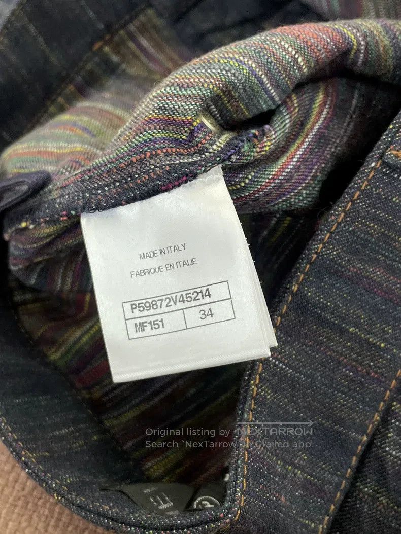 Chanel Chanel Dark blue denim wide-leg trousers Size 42" / US 20 - 5 Thumbnail