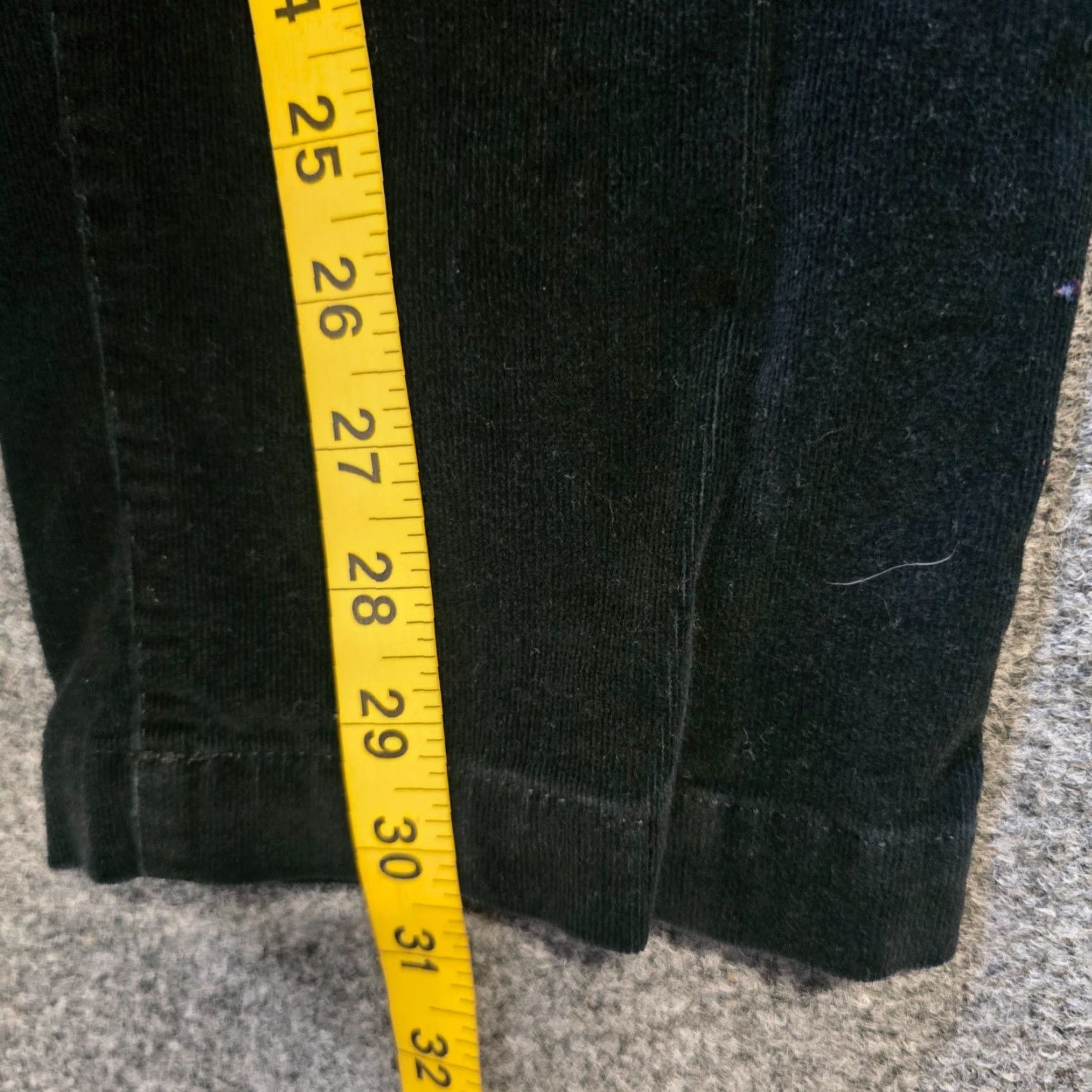 J. Jill J. Jill Pants Womens 18 Black Corduroy Tapered Stretch casual capsule Regular Plus Size Pants Women 30in Inseam Size 40" / US 18 - 7 Thumbnail