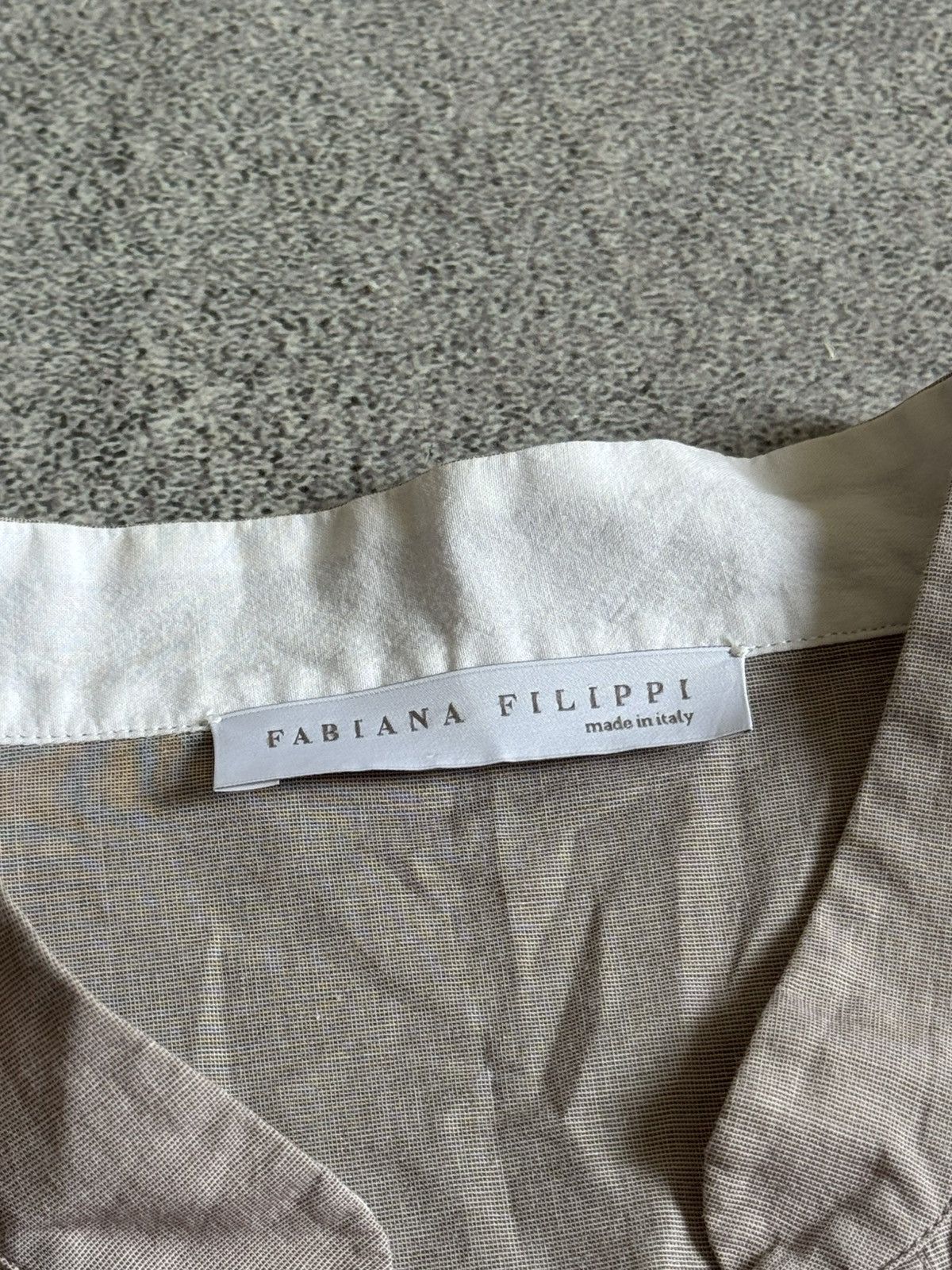 Fabiana Filippi Fabiana Filippi M button up shirt long sleeve blouse casual Size S / US 4 / IT 40 - 8 Thumbnail